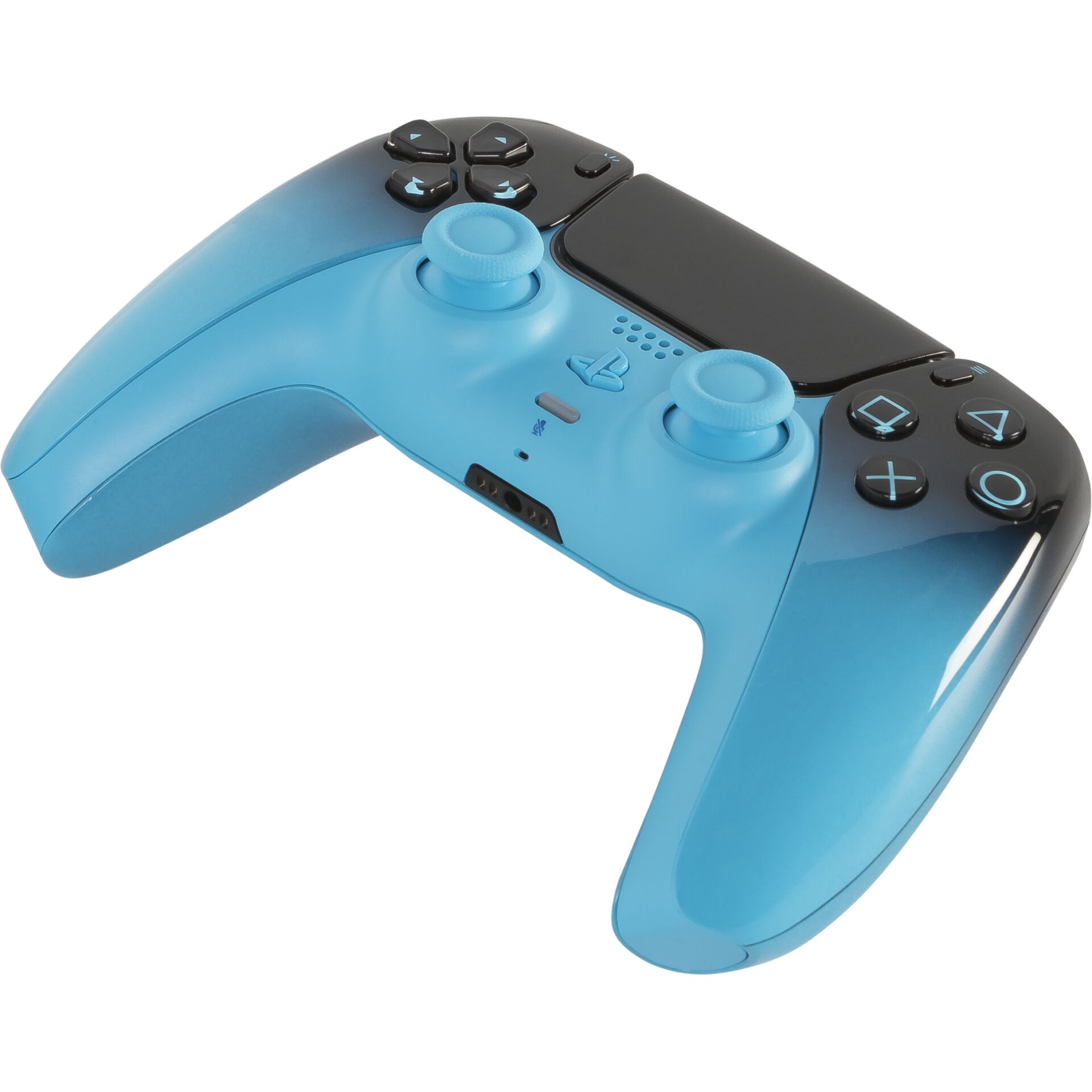PlayStation-Controller, Kabellose-Gamepad, DualSense-ähnlich, Blaues-Controller, Gaming-Zubehör