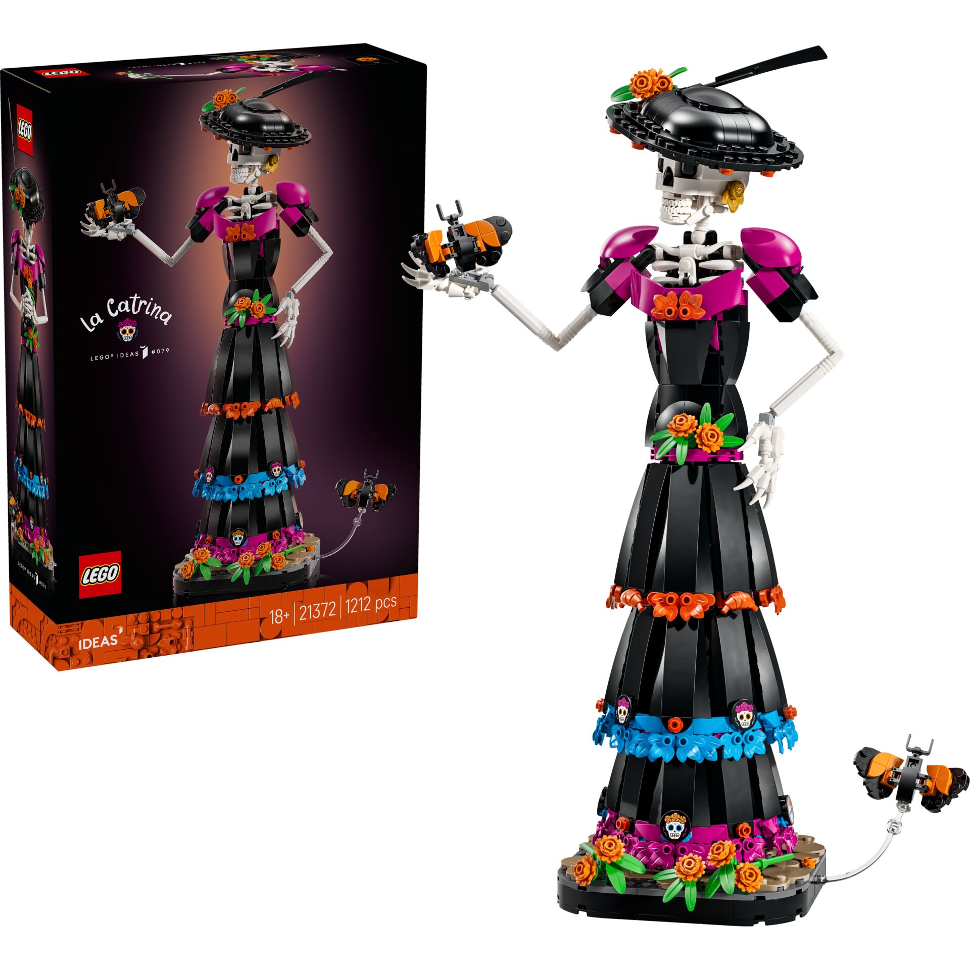 lego, figur, catrina, dia de los muertos, fraulein