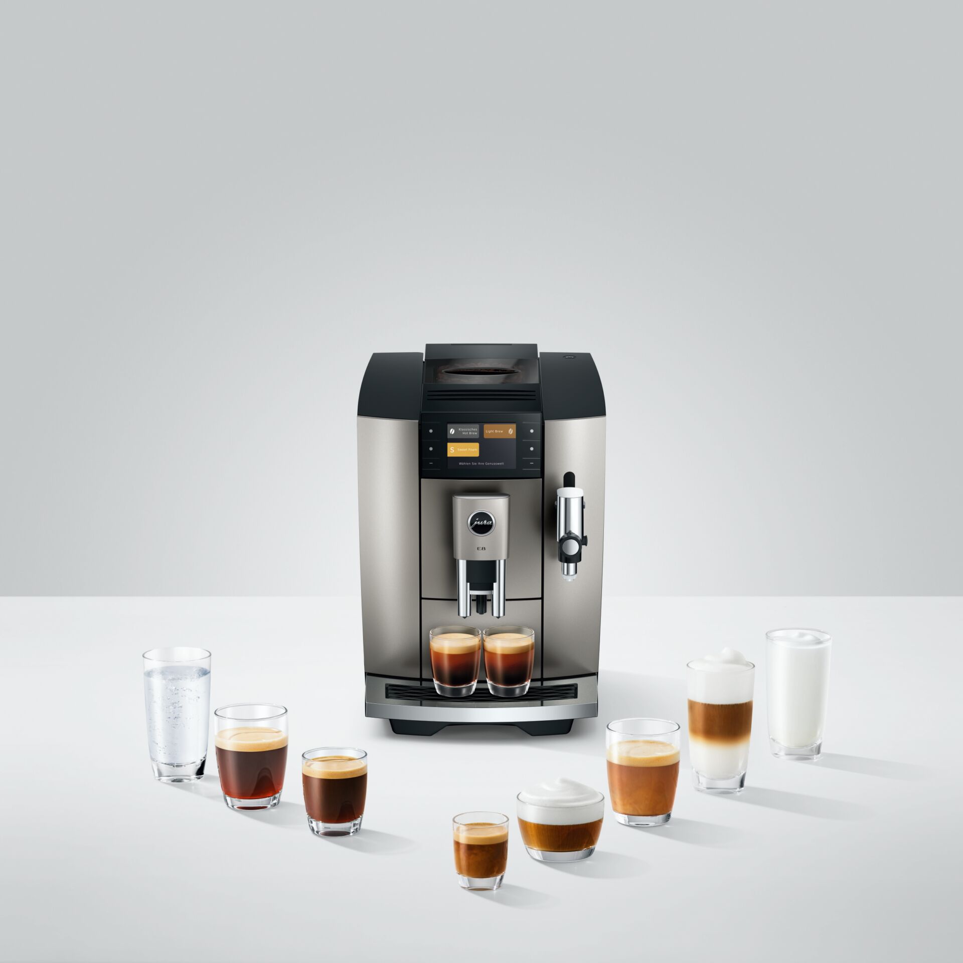 Kaffeemaschine, Espresso-Maschine, Milchschaum, Kaffeegetränke, Sesseliges Design