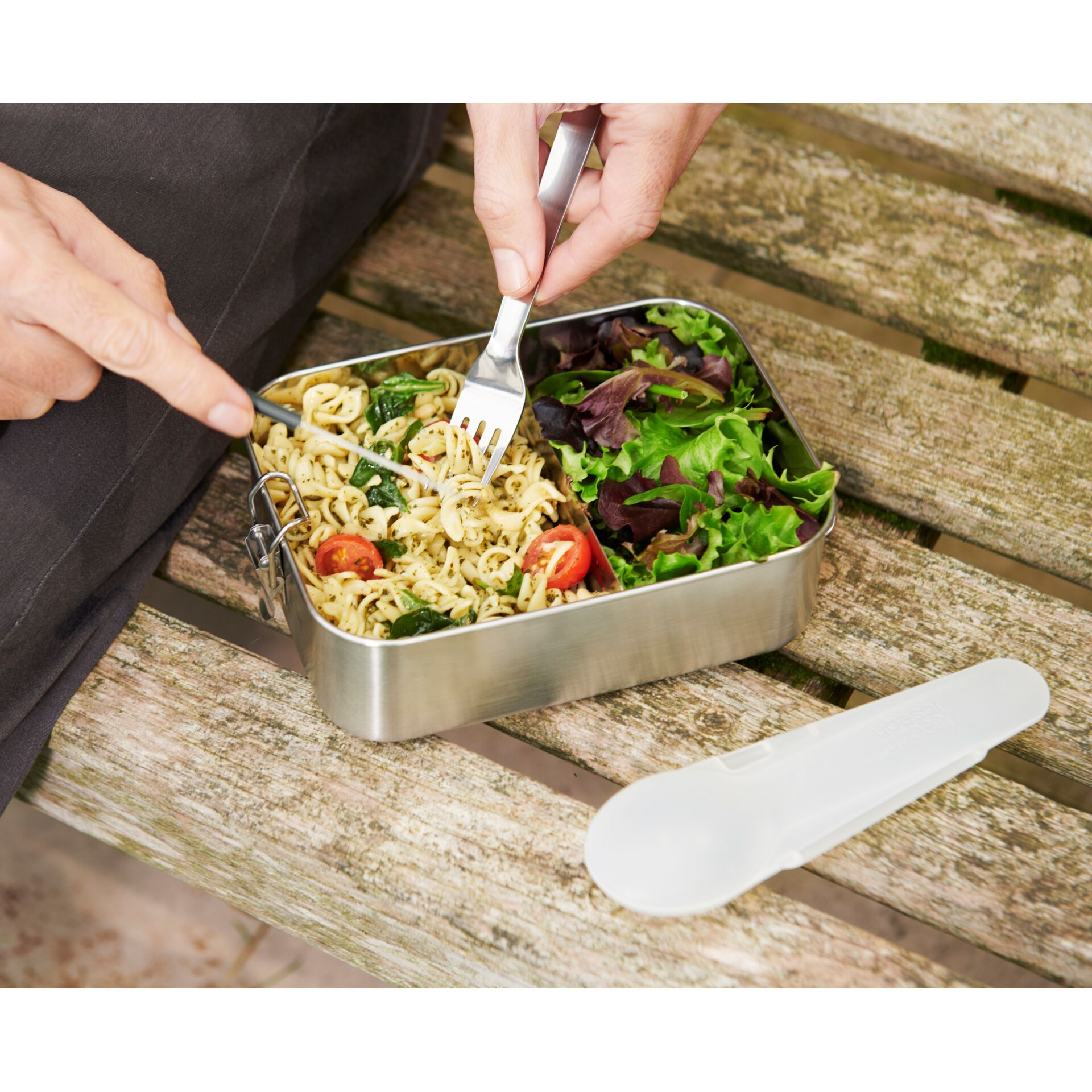 Besteck, Gabel, Essen, Präsentation des Essens, Person