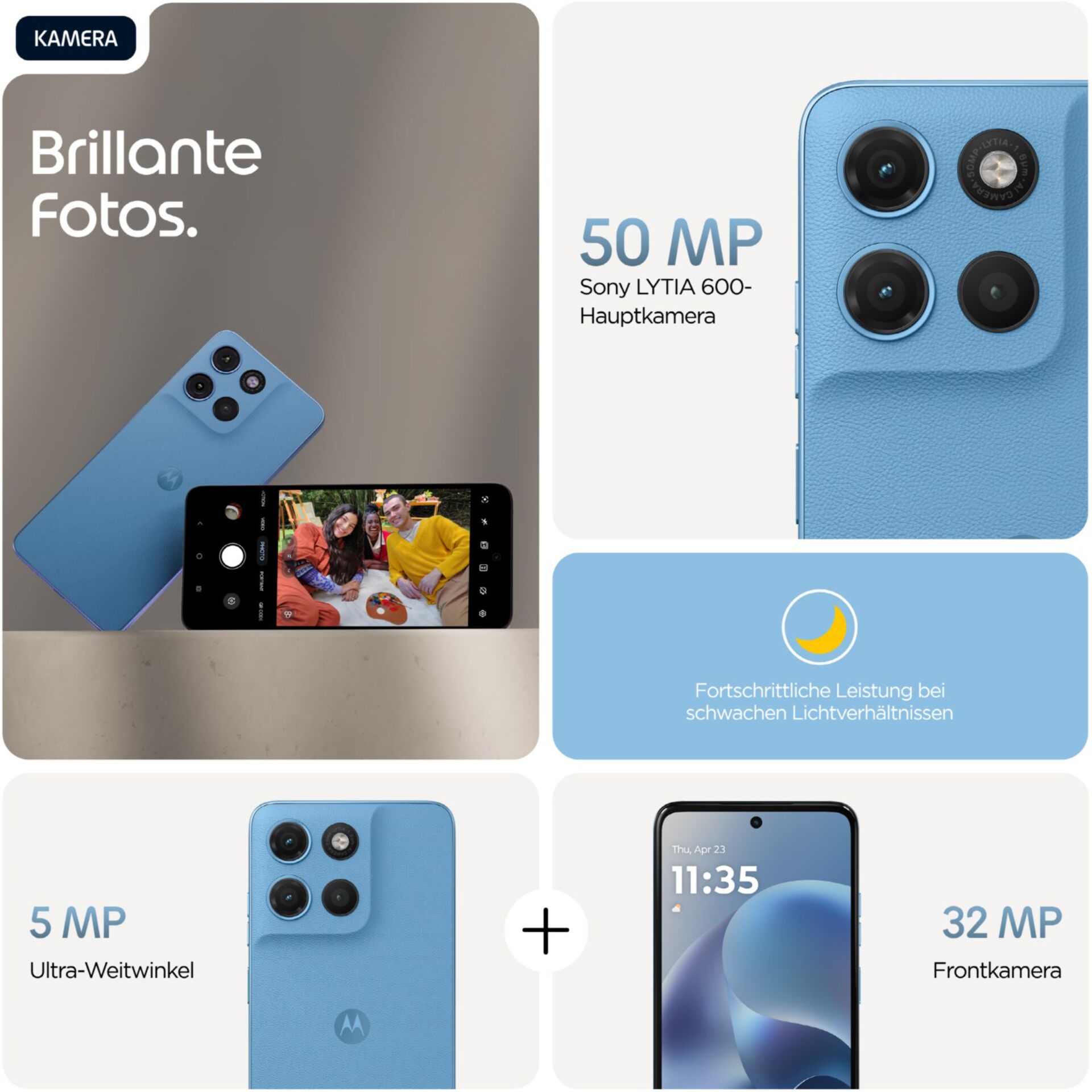 Kamera, Smartphone, Blau, Quad-Kamera, 256GB