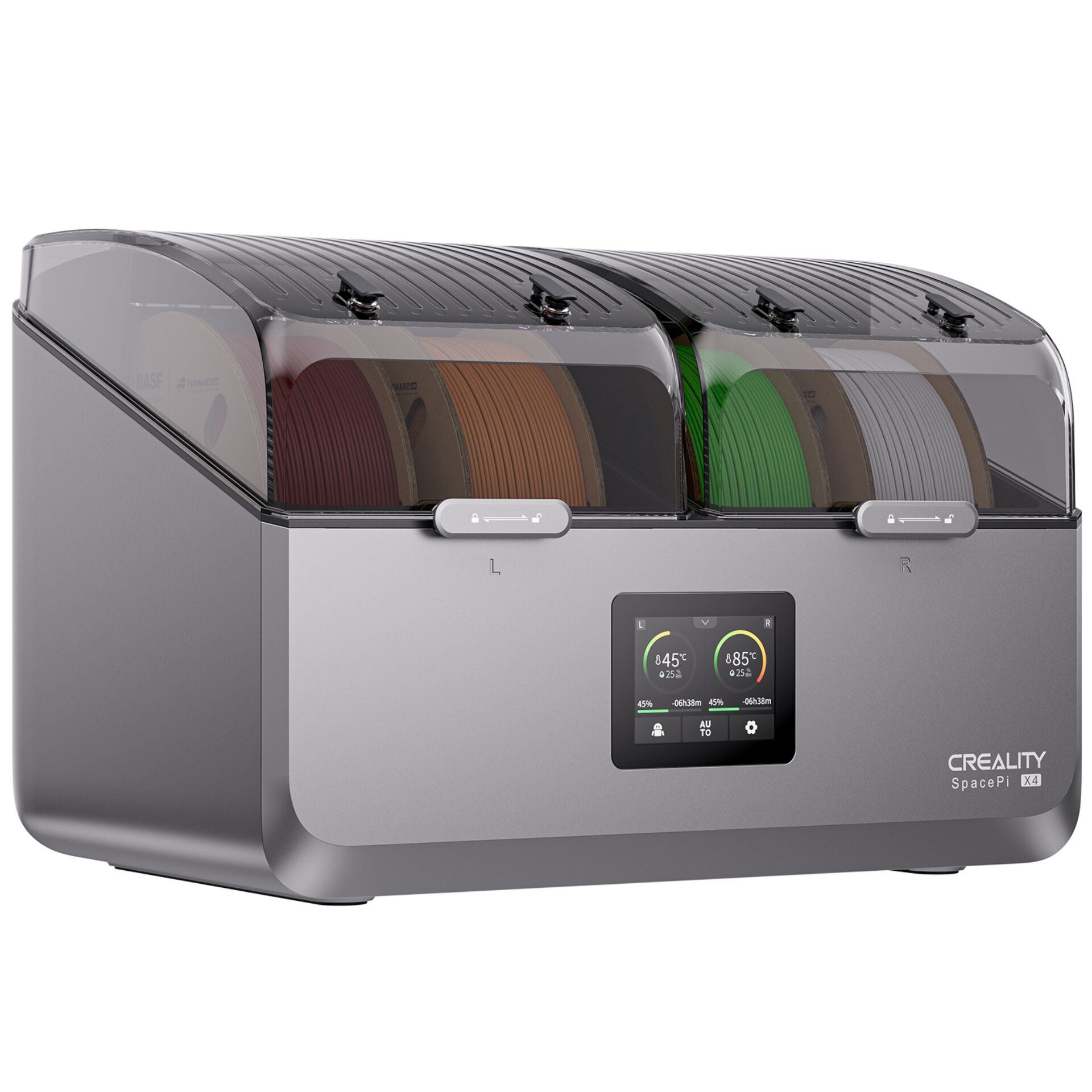 3D-Drucker, Filament-Spulen, Doppelkammer, Touchscreen, Creality SpacePi X4