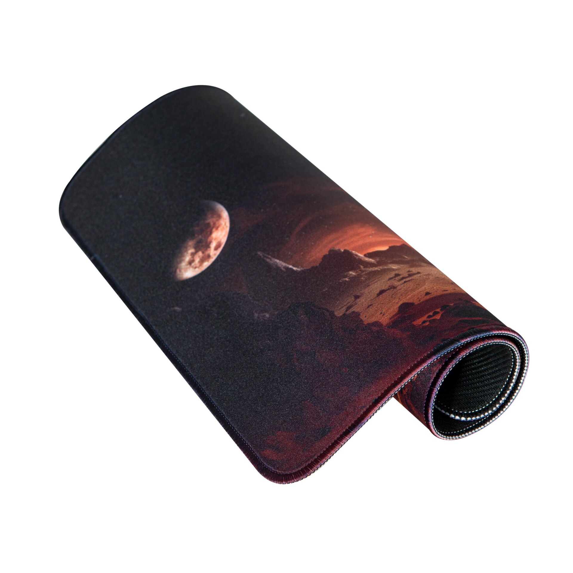 wallet, kosmisch, raum, planet, gebirge