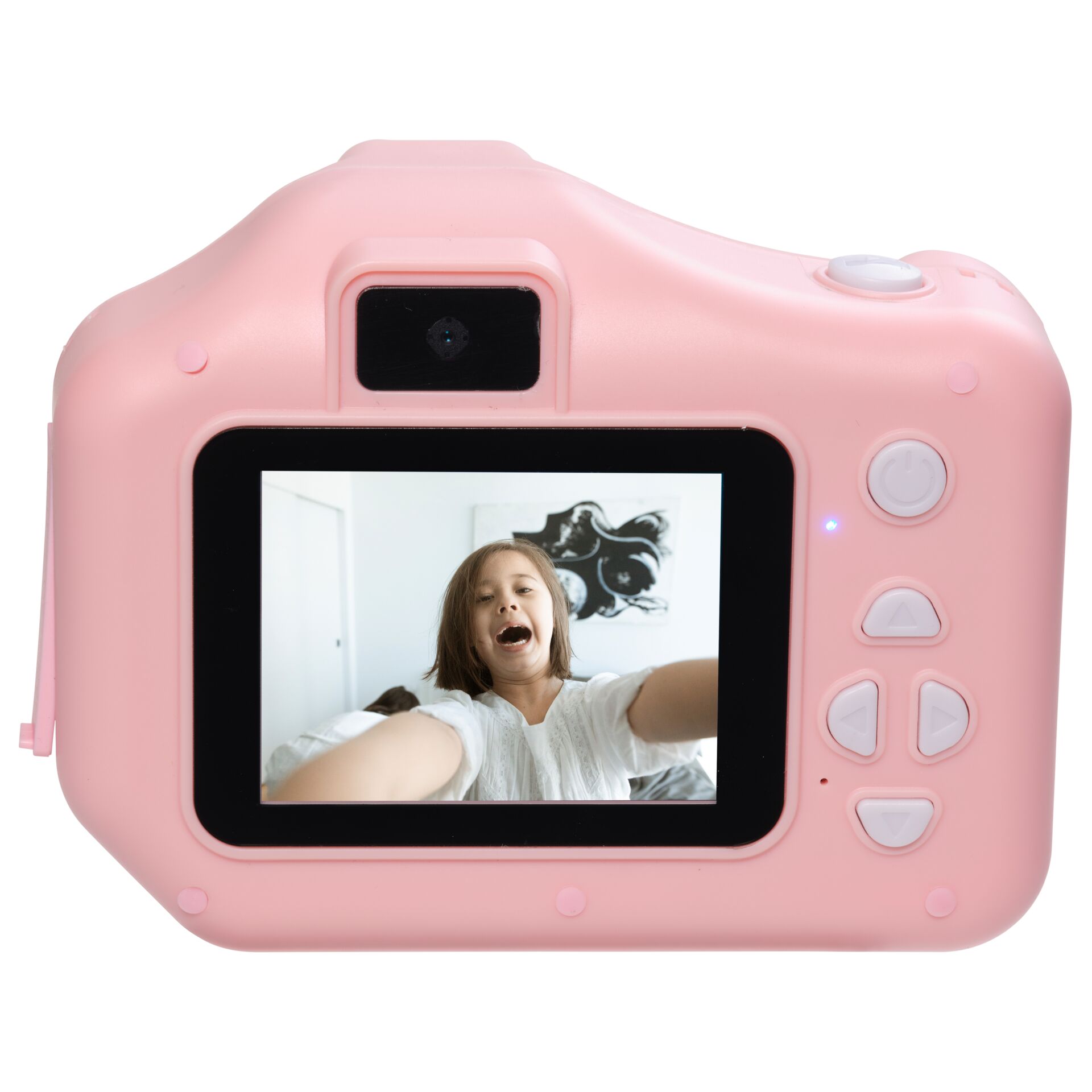 Kinderkamera, Digitalkamera, Rosa, LCD-Display, Selfie-Kamera