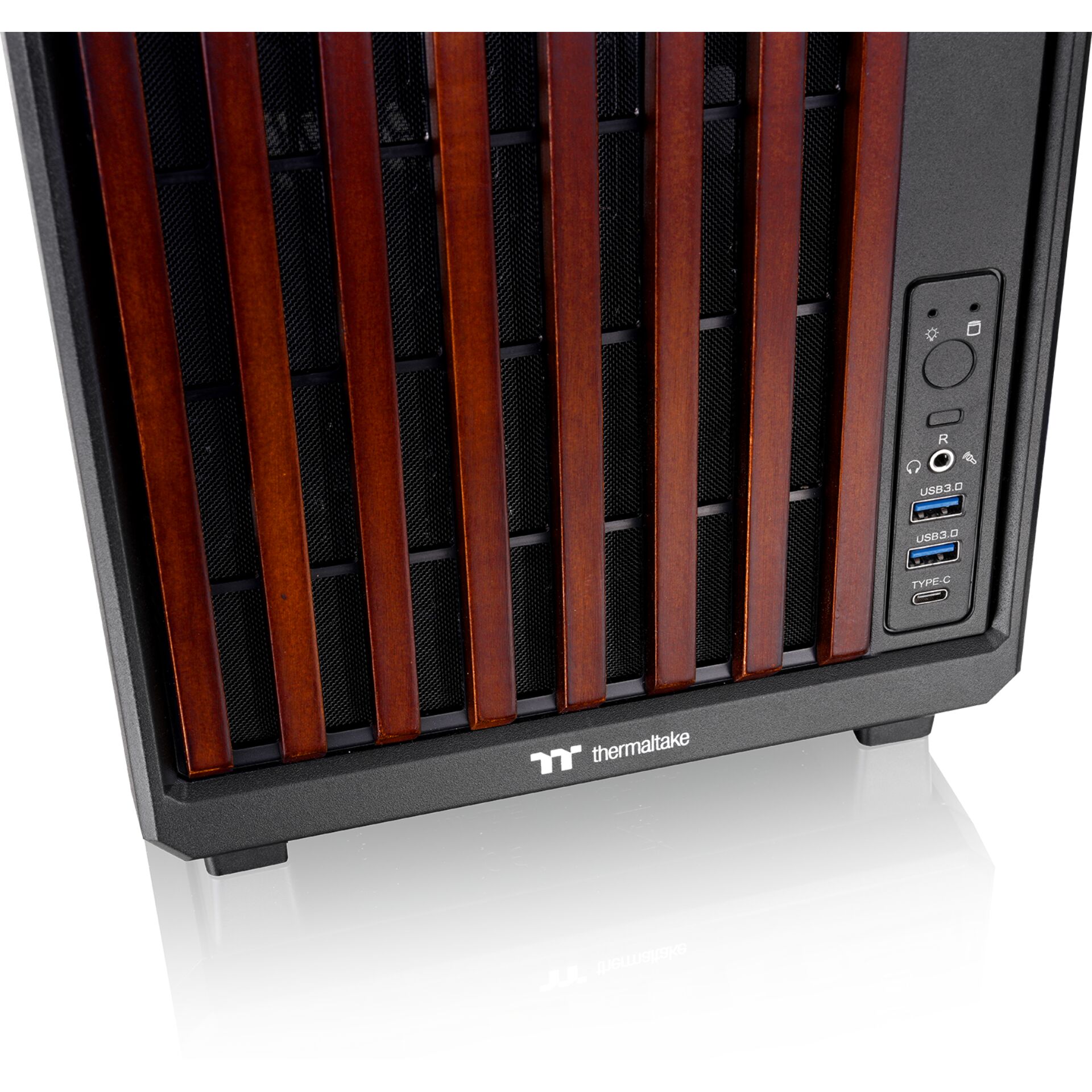 Gaming, Gehäuse, Holzlamellen, USB Ports, Thermaltake