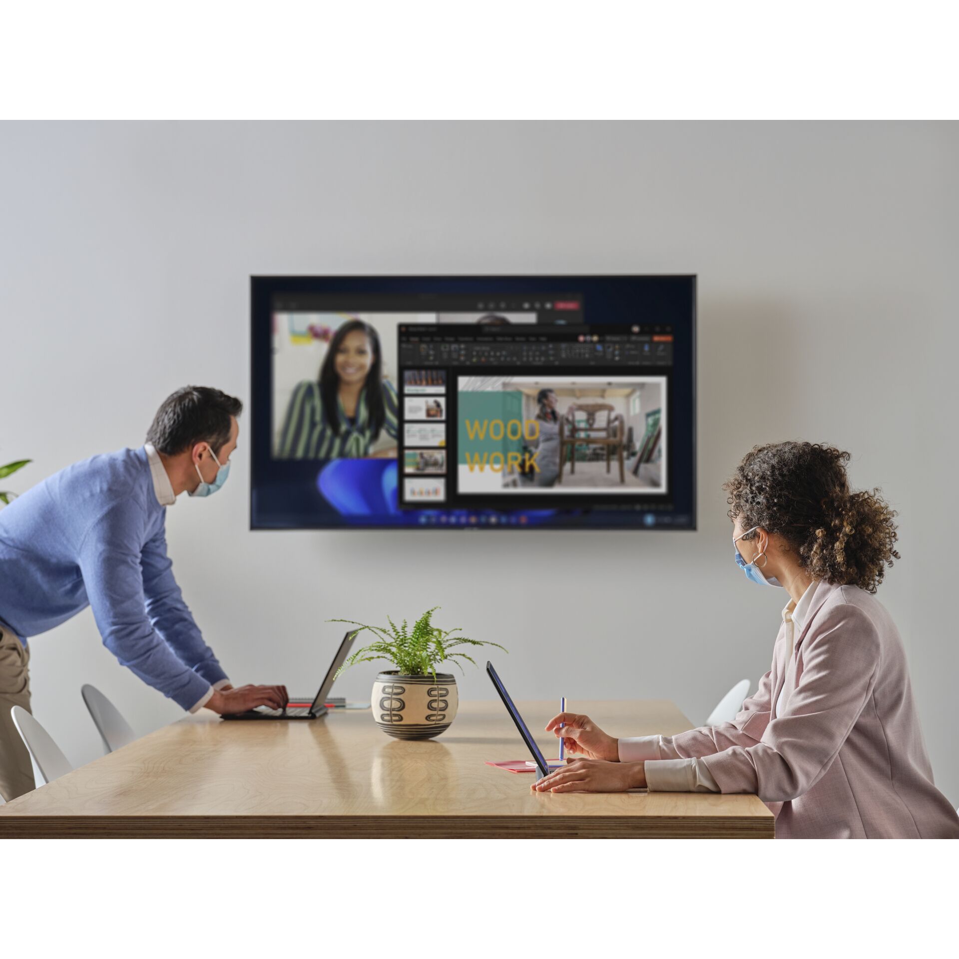 Computerausrüstung, Überwachen, Bildschirm, Tabelle, Person