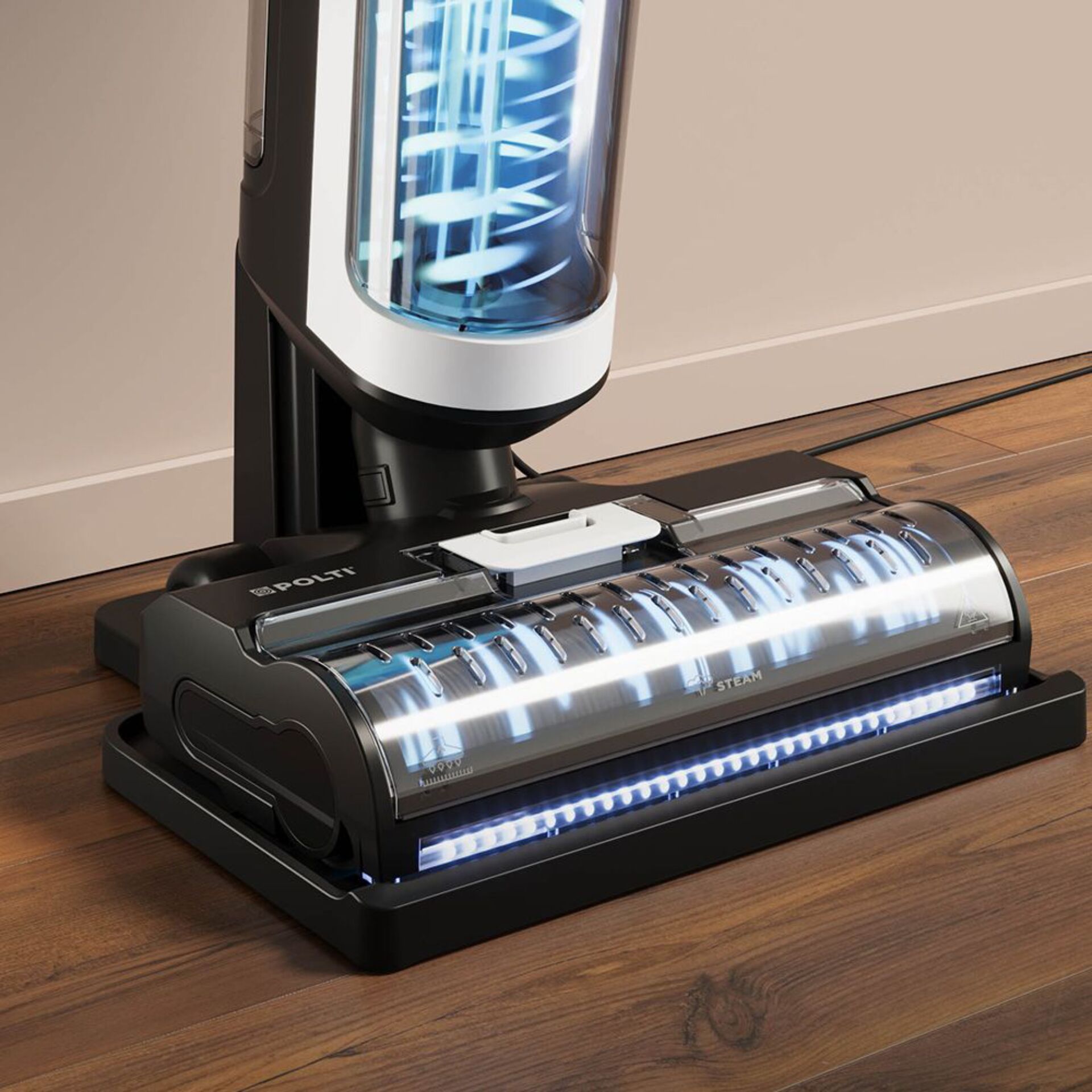 Staubsauger, Bodenstaubsauger, Saugroboter?, Rotationsbürsten, LED-Beleuchtung