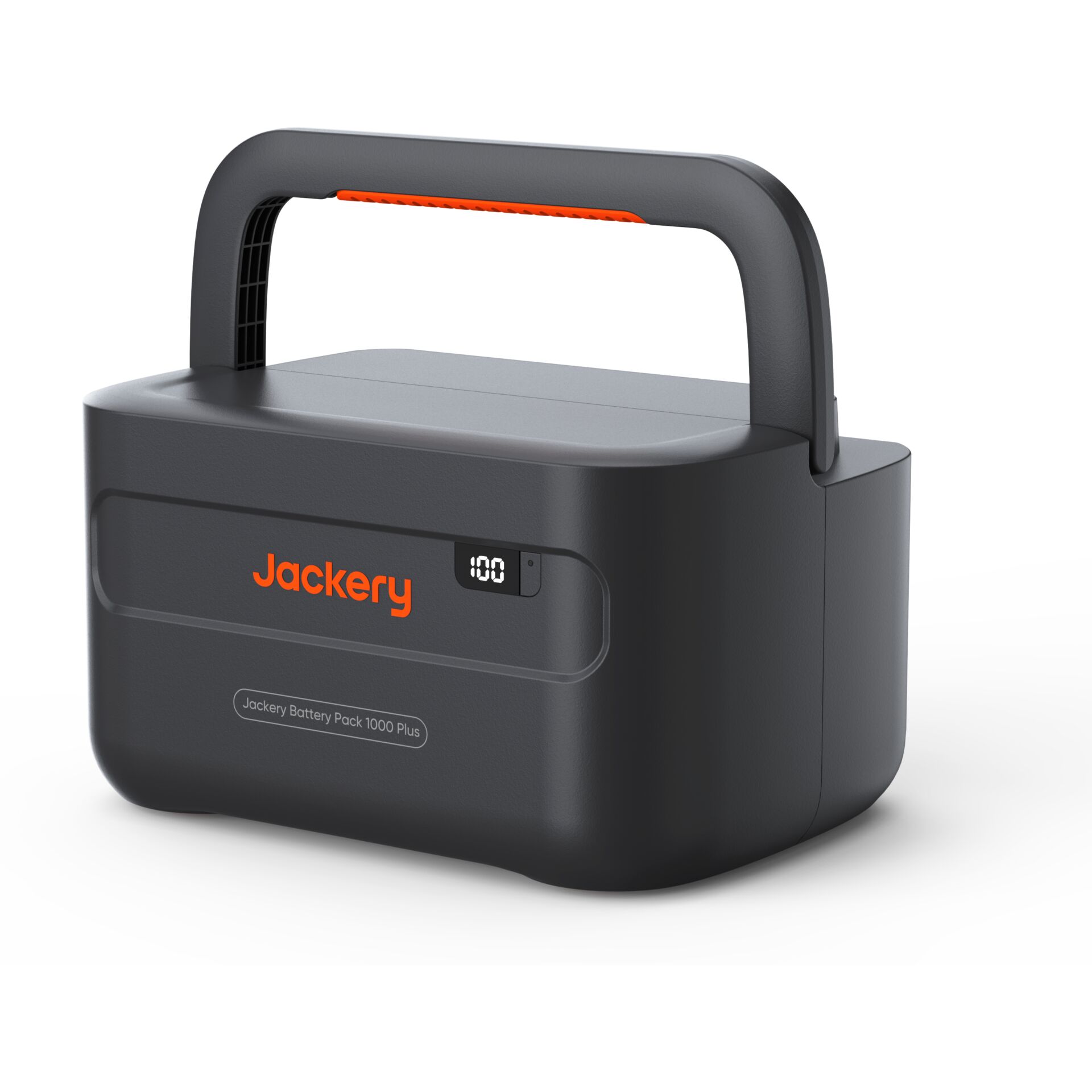 akku, power bank, datenanzeige, orange logo, tragegriff