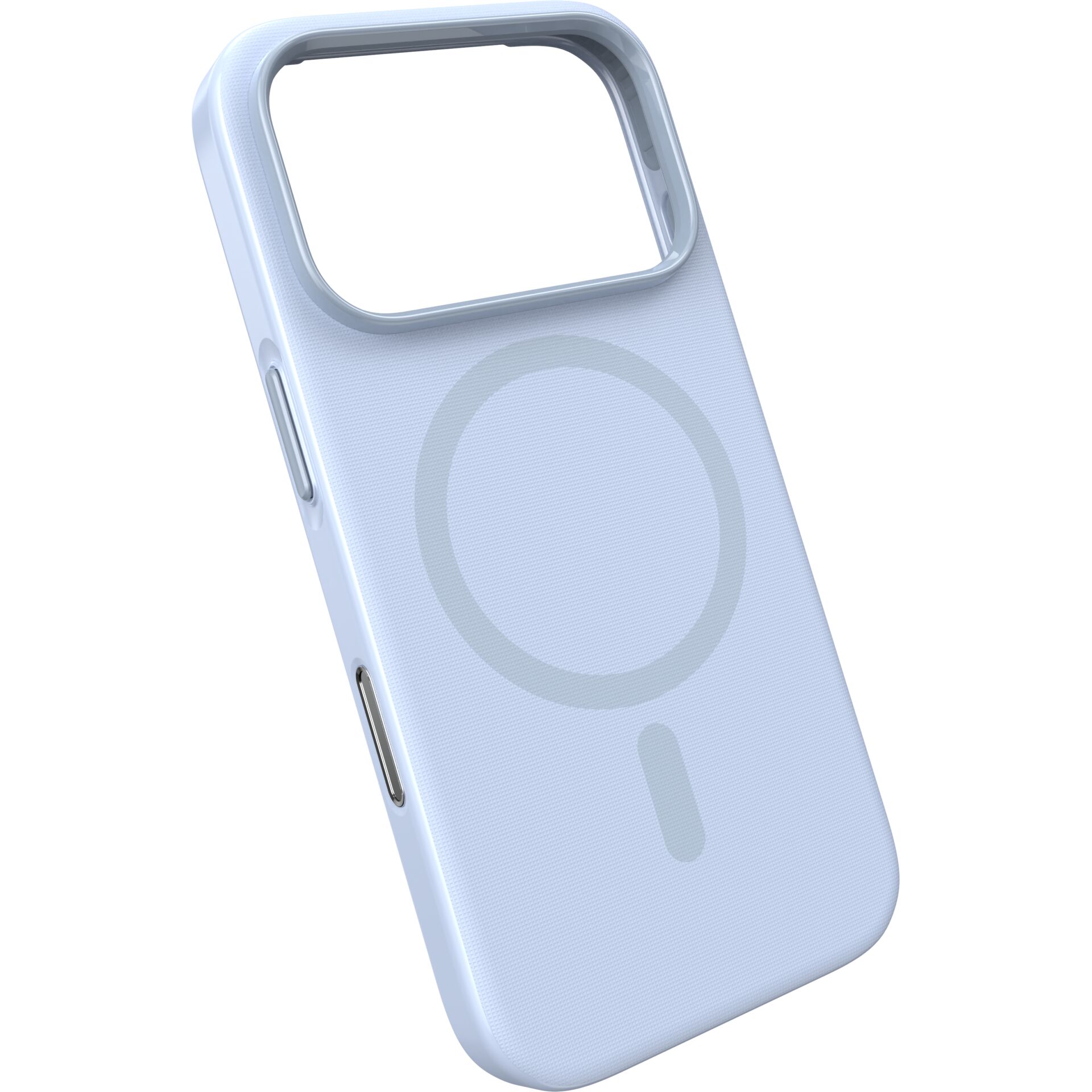 Telefonhülle, Kabelloses Ladelogo, Hellblau, Schmal, MagSafe kompatibel