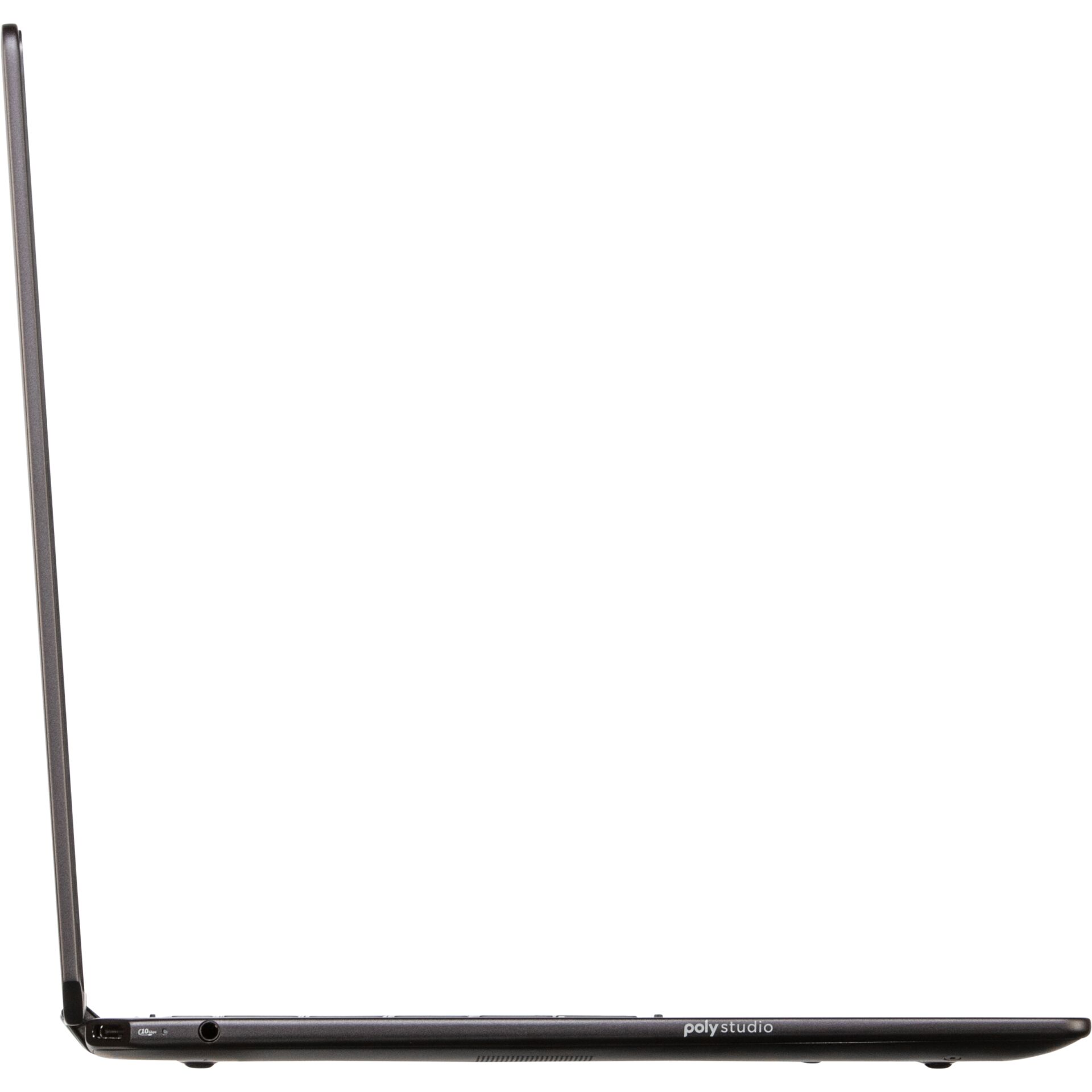 Laptop, Dünnprofil, Seitenansicht, Chiclet-Tastatur, Portzugang
