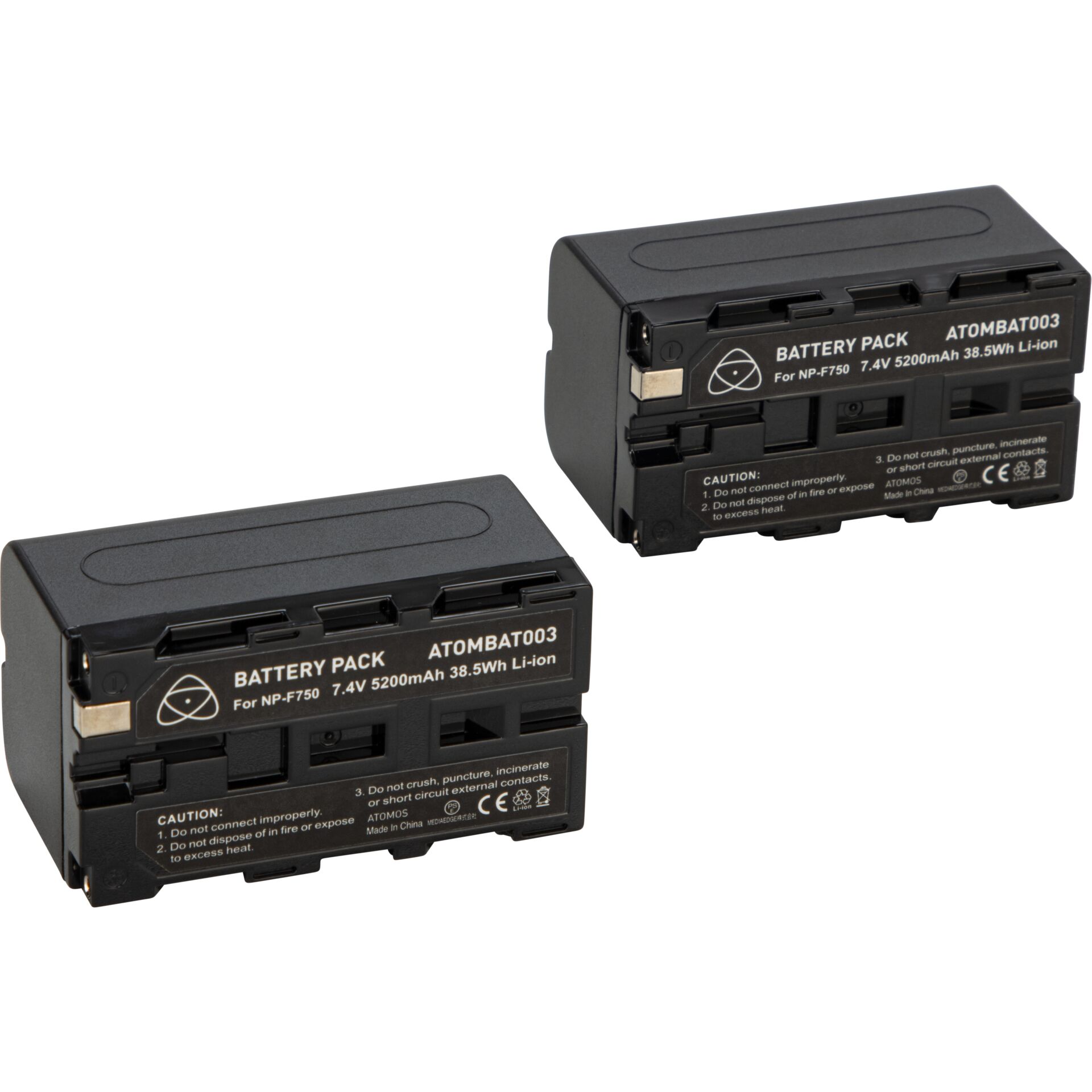 Batterie Pack, Lithium-Ionen, 7.4V, 5200mAh, NP-F750