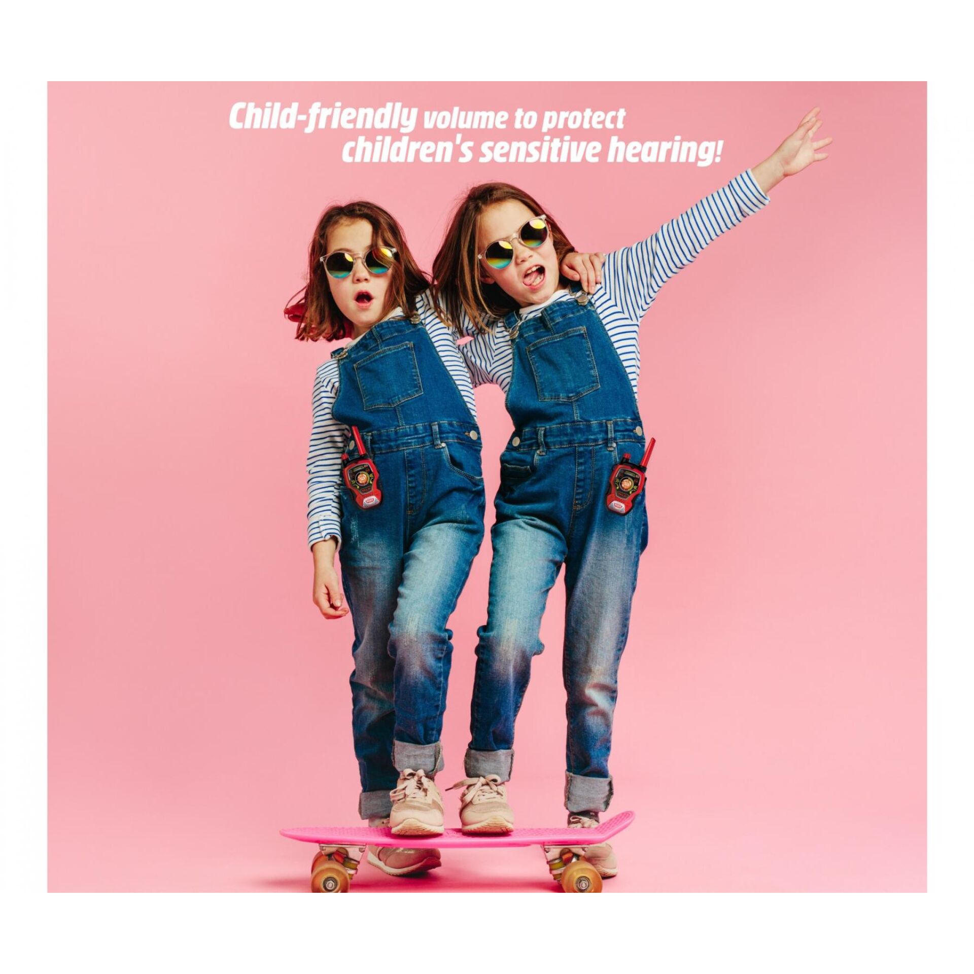 Kinder, Jeanshosen, Overall, Skaterboard, Brillen