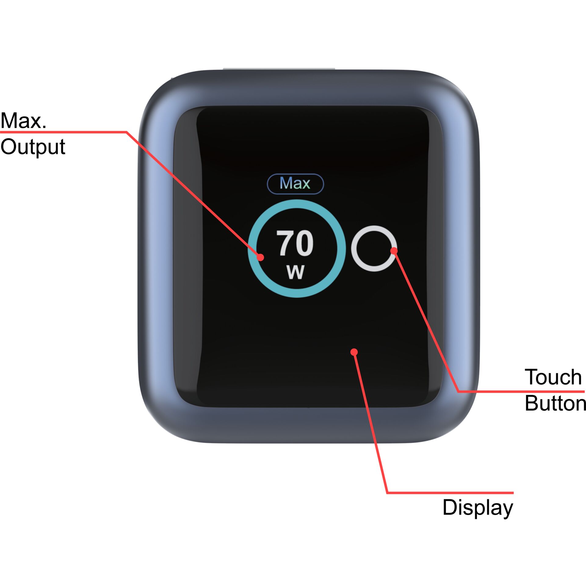 smartwatch, Wearable, Touchscreen, Digitale Anzeige, Ladeanschluss