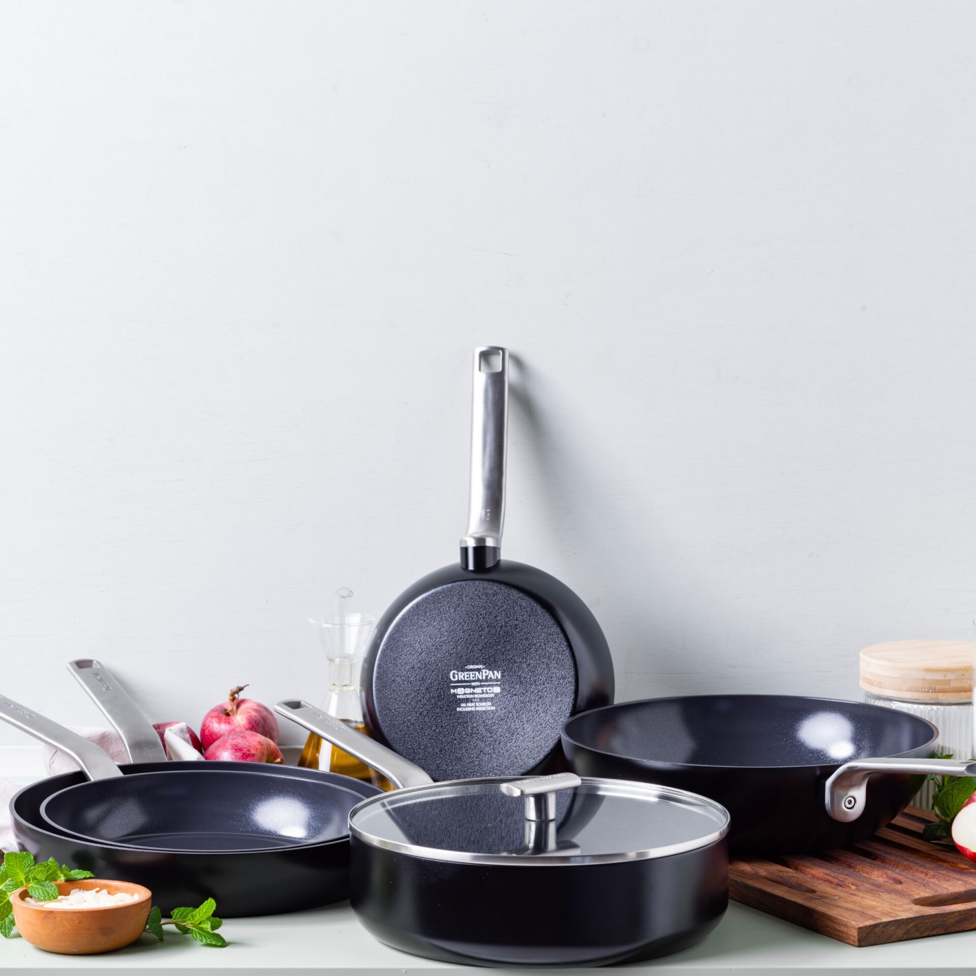 Kochgeschirr, Kochpfanne, Bratpfanne, Kochtopf