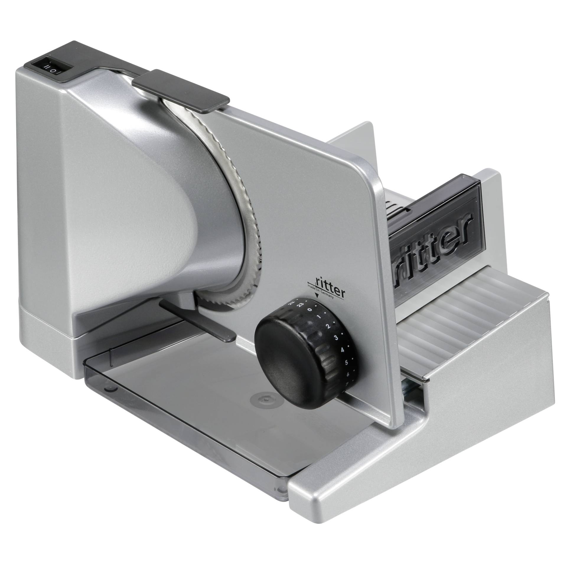 Kassenschneidemaschine, Ritzer, Metall, Handgummierung, Drehknopf
