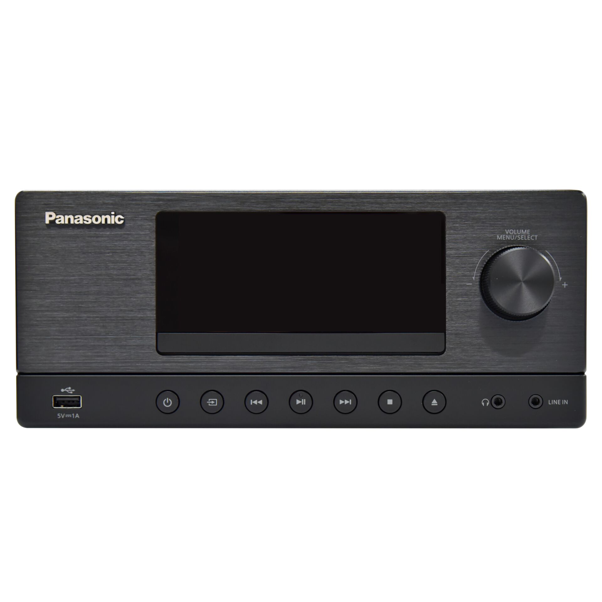 Panasonic, HiFi-Receiver, Schwarz, Kompakt, Fernbedienungstaste