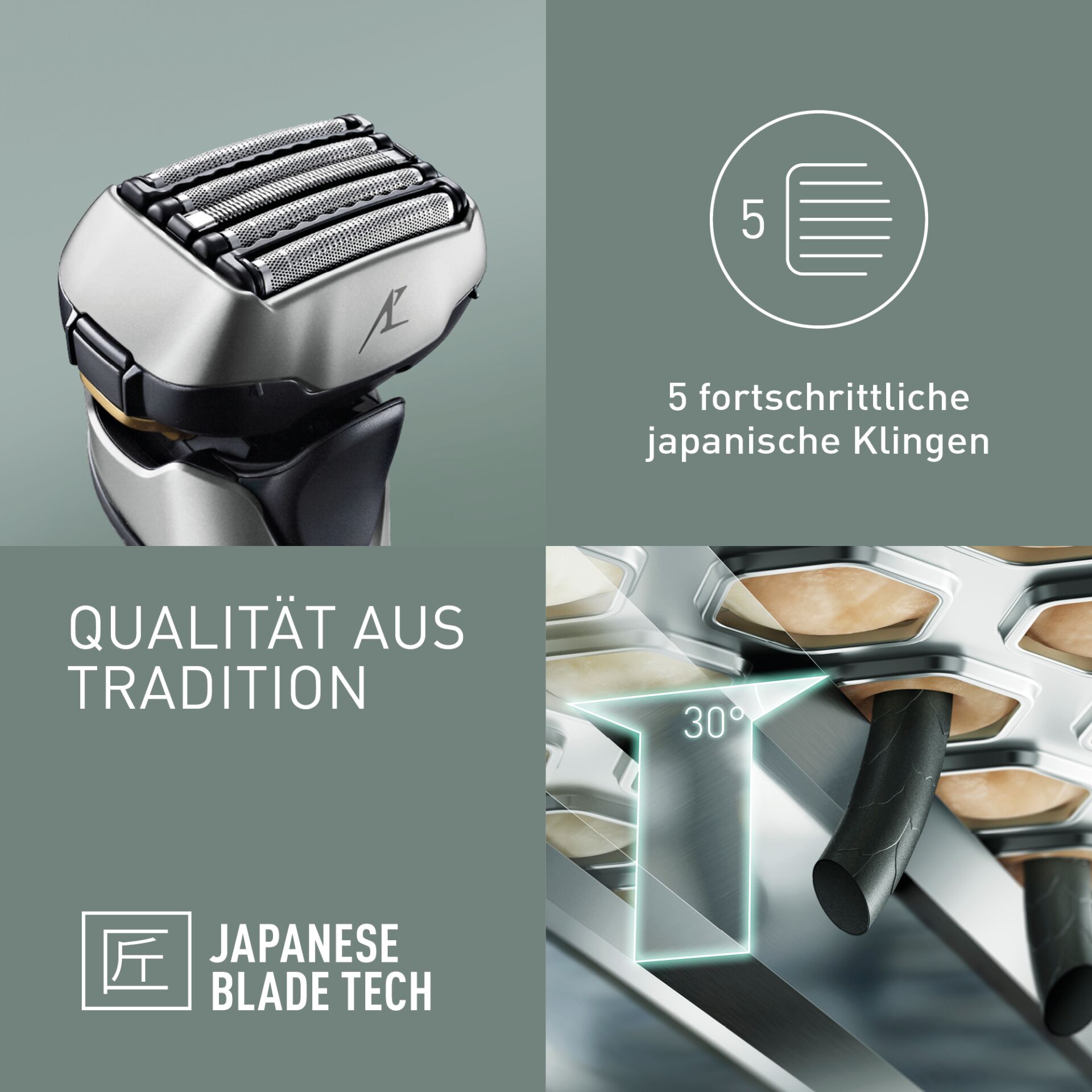 Rasiergerät, Elektrischer Rasierer, Klingenrasierer, Tradition, Qualität