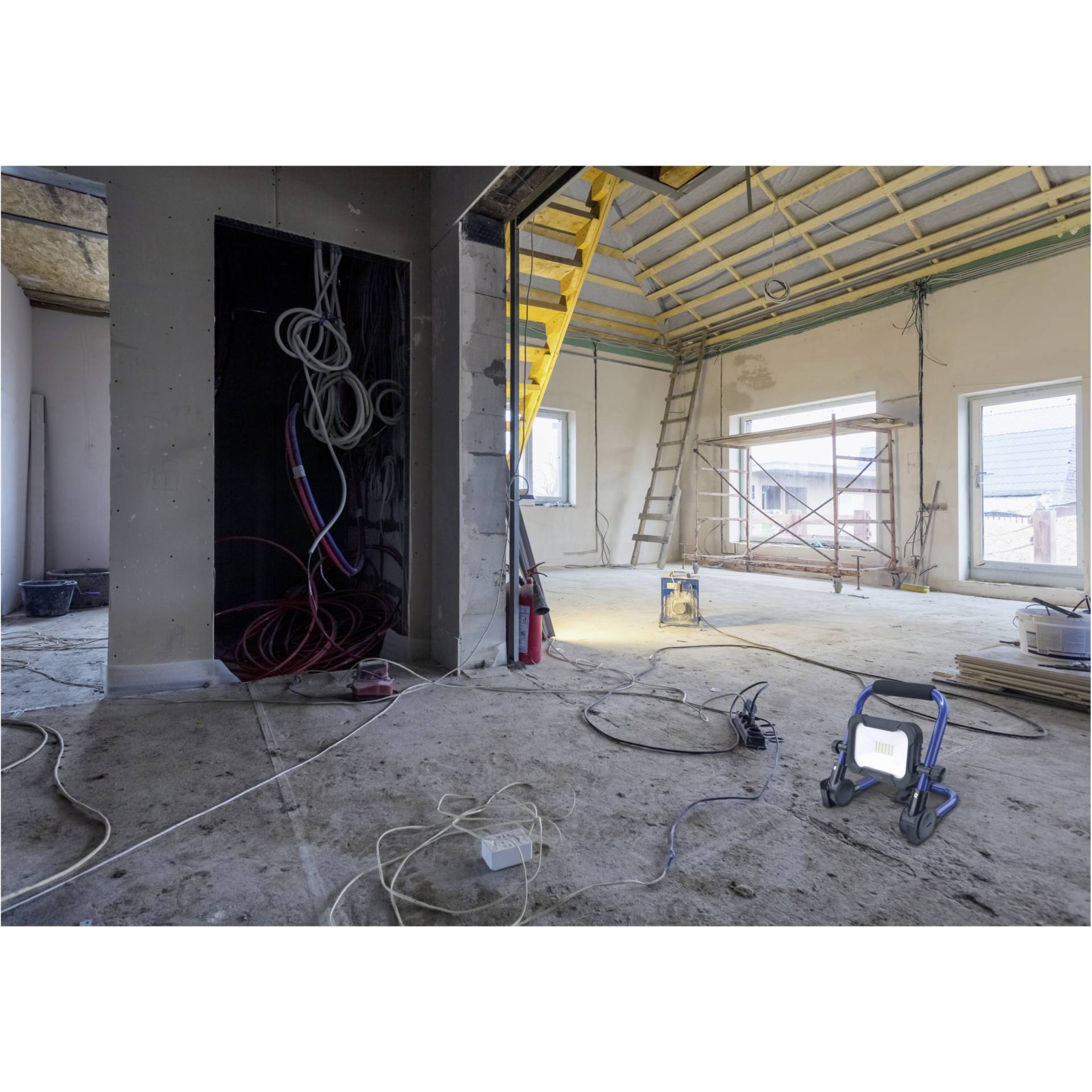 Drinnen, Innenarchitektur, Renovierungsarbeiten, Fußboden