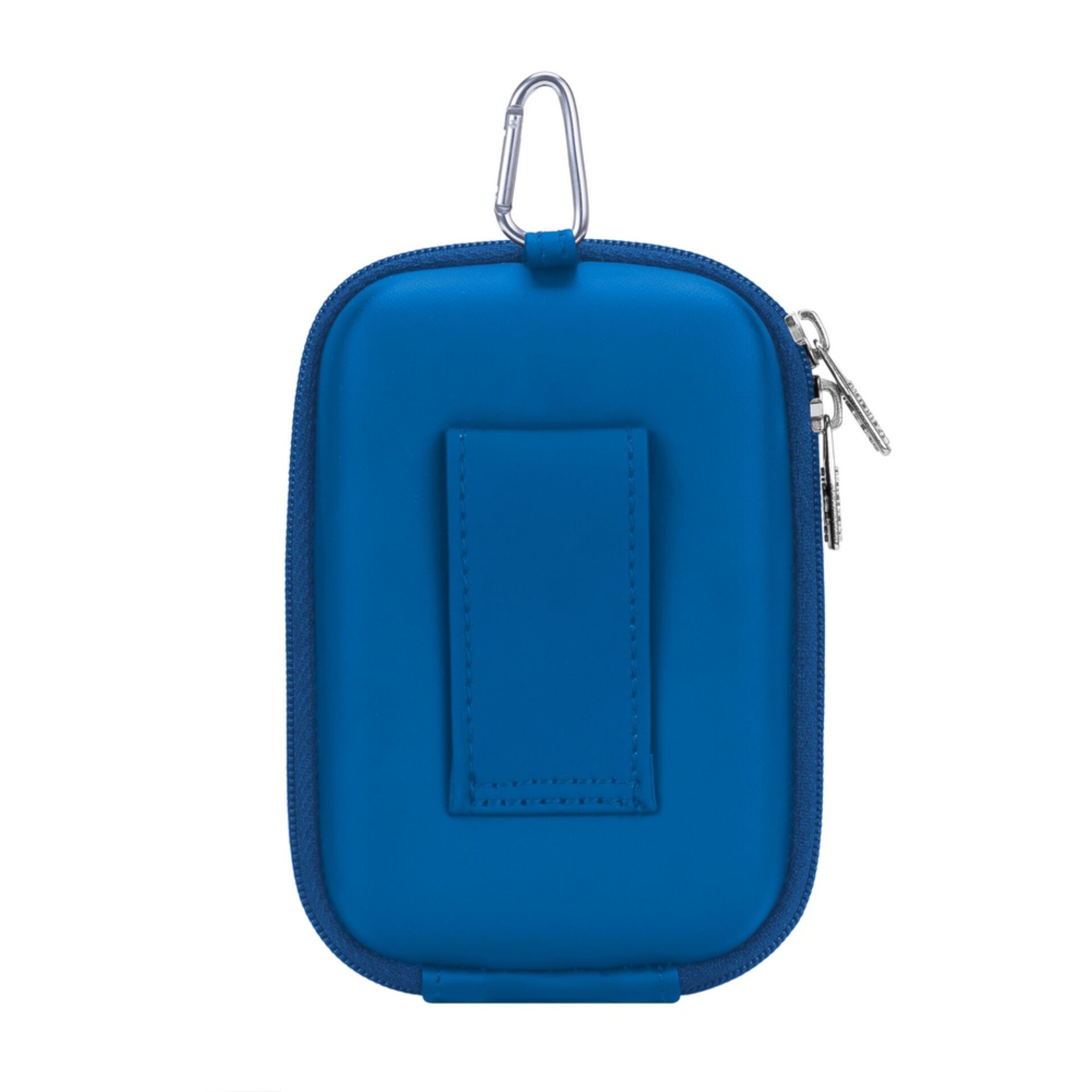 Reißverschlussetui, Blau, Karabinerhaken, Gürtelschlaufe