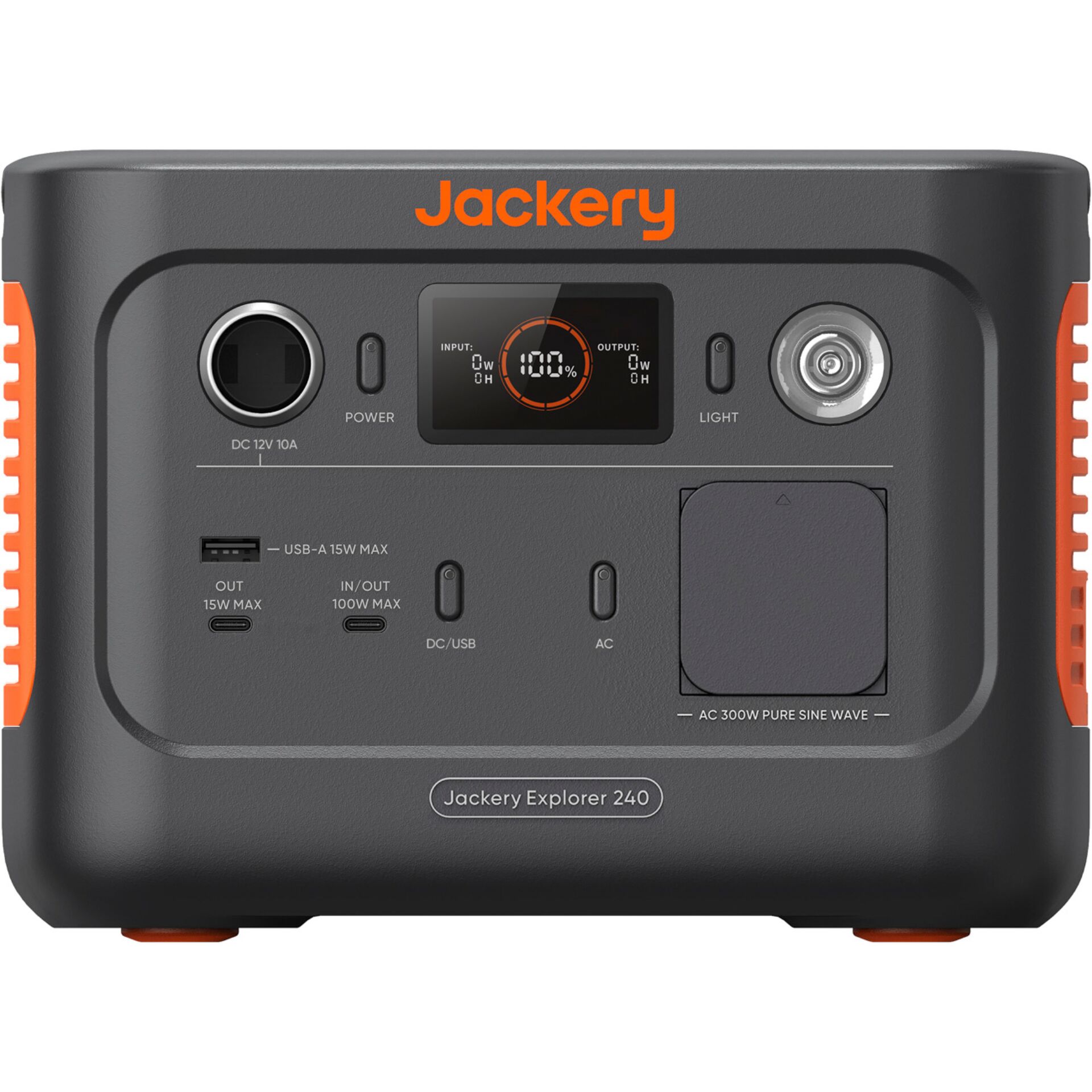 Powerstation, tragbare Stromversorgung, USB-C, AC-Ausgang, LCD-Anzeige