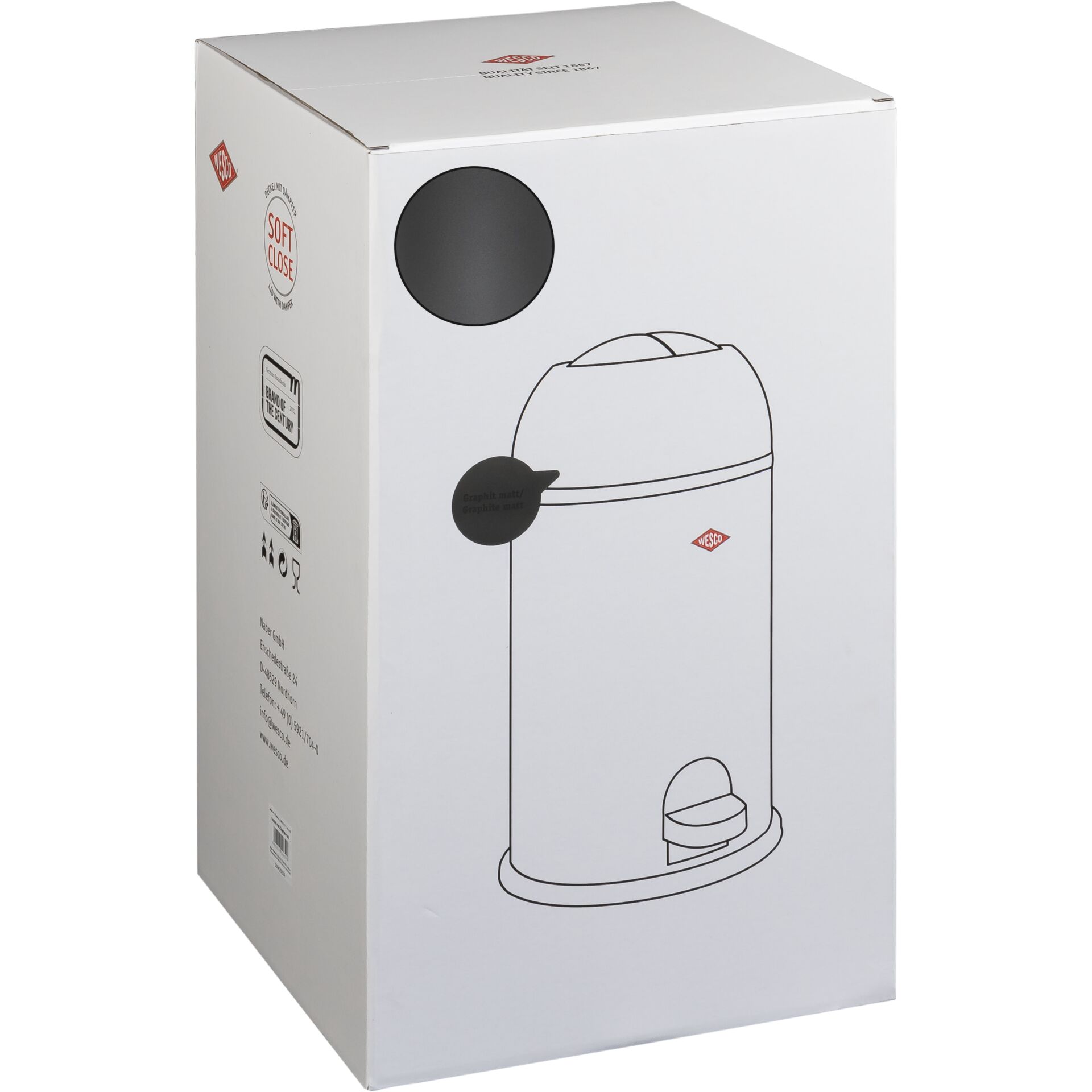 WESCO Kickmaster Jr.graphit matt Postfach, Pokal