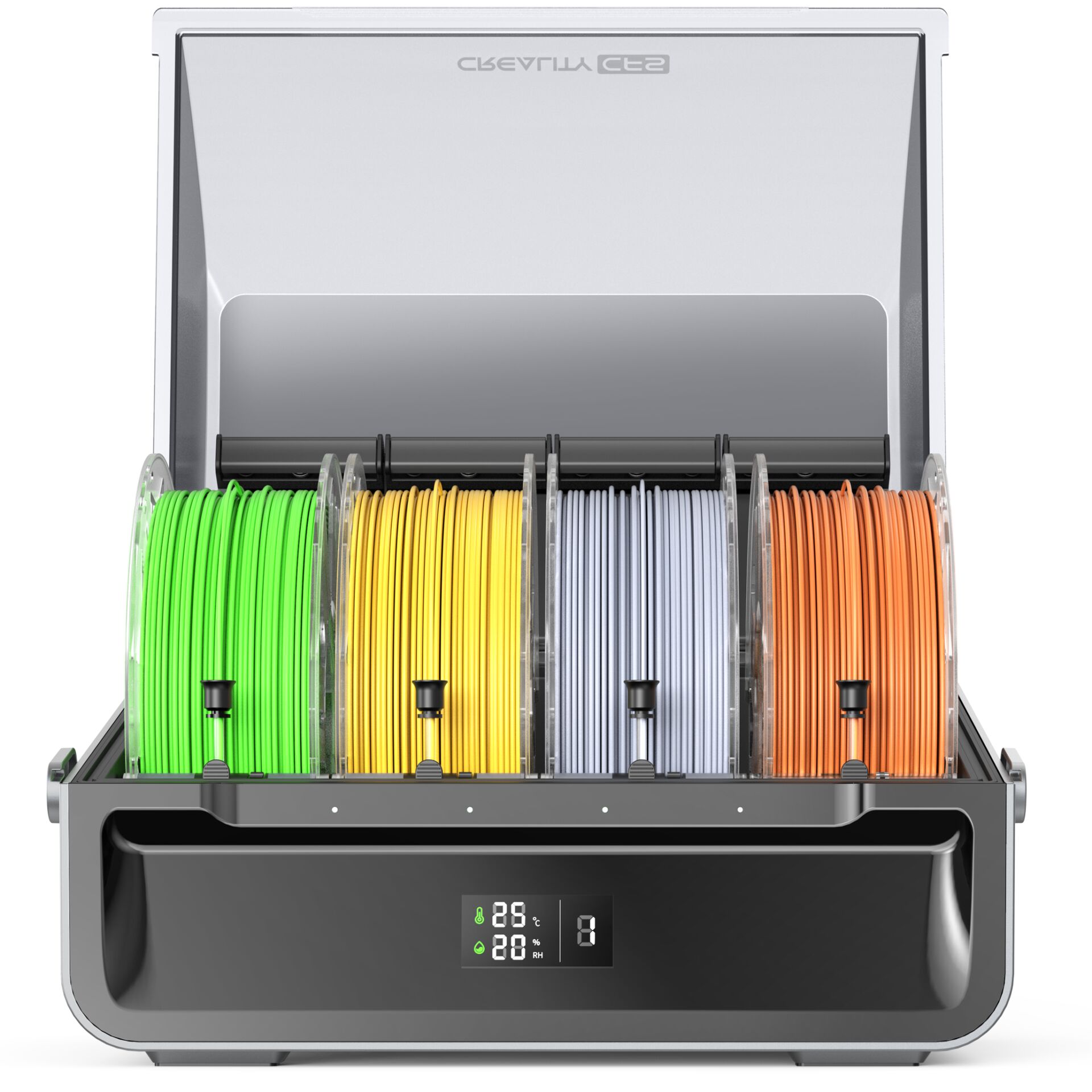 3D-Printer, Filament, Spule, mehrfarbig, Rollenhalter