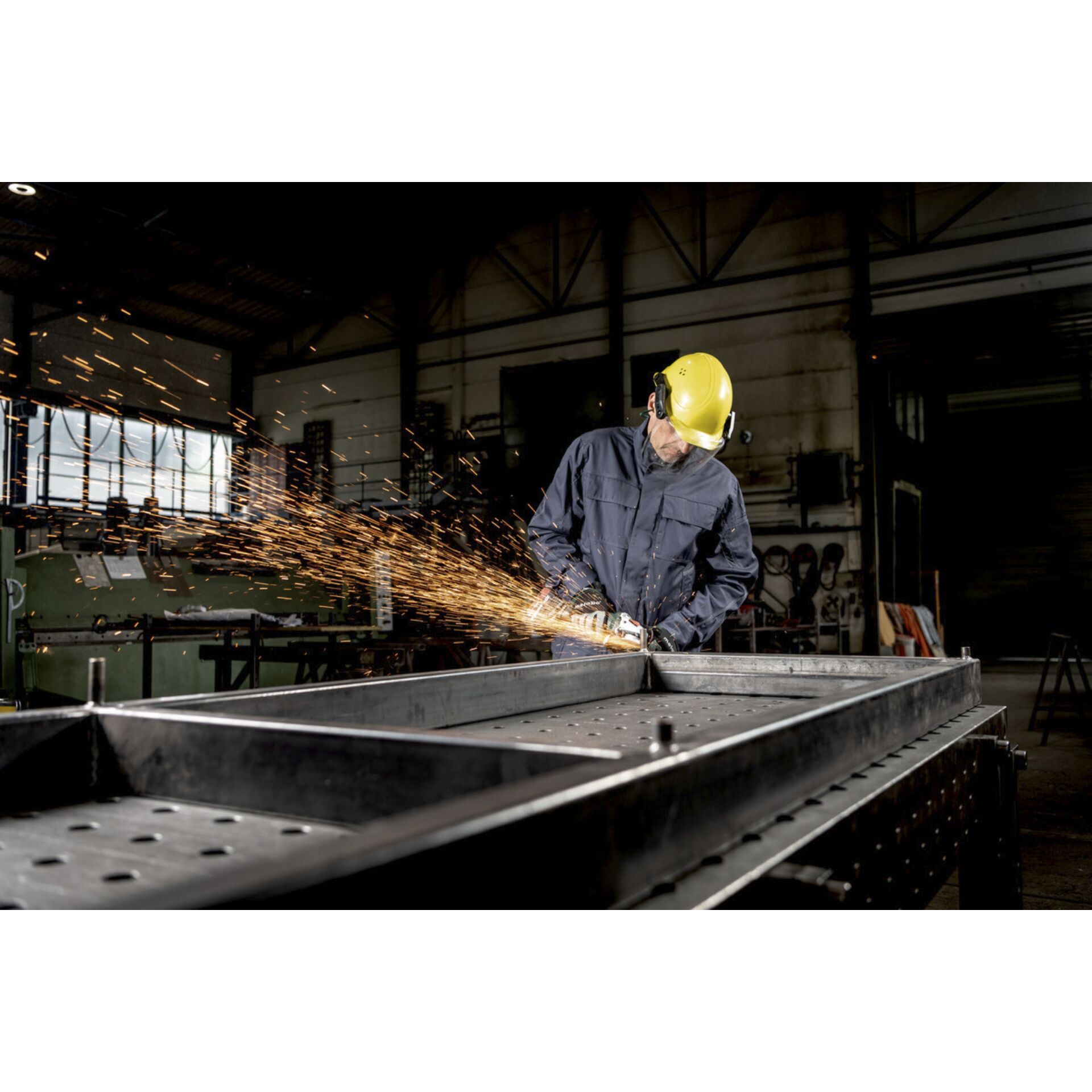 Helme, Person, Arbeiter, Fabrik, Mann