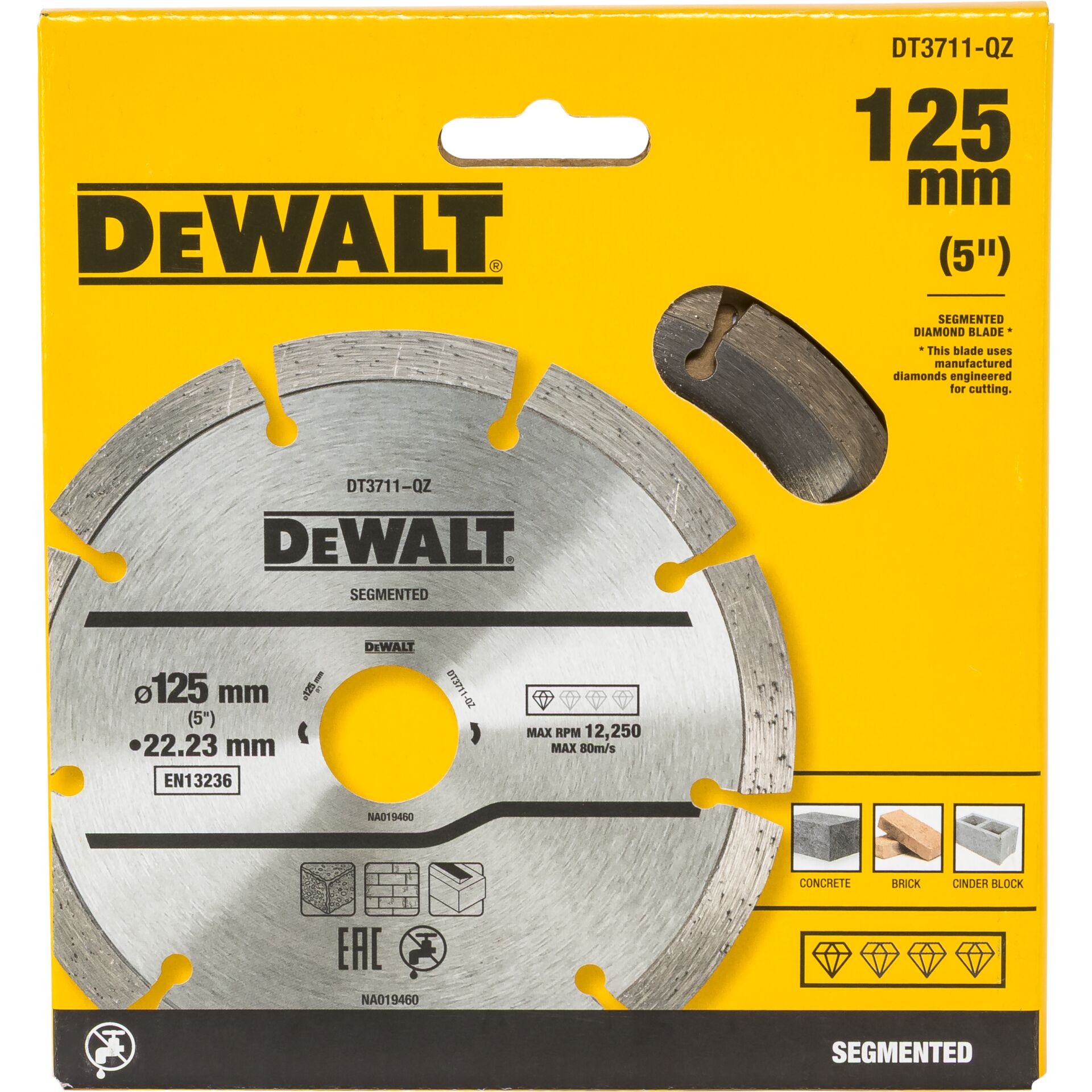 DeWalt DT3711-QZ  Diamant-Trennscheibe 125mm