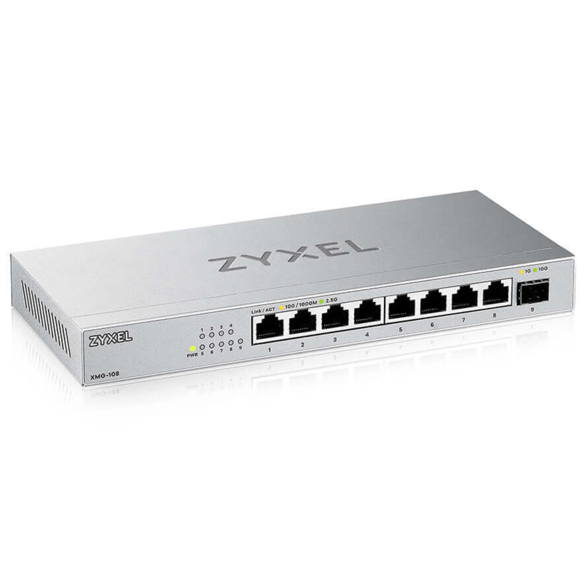 switch, netzwerk-switch, 8-port, ethernet, poe-fehlt