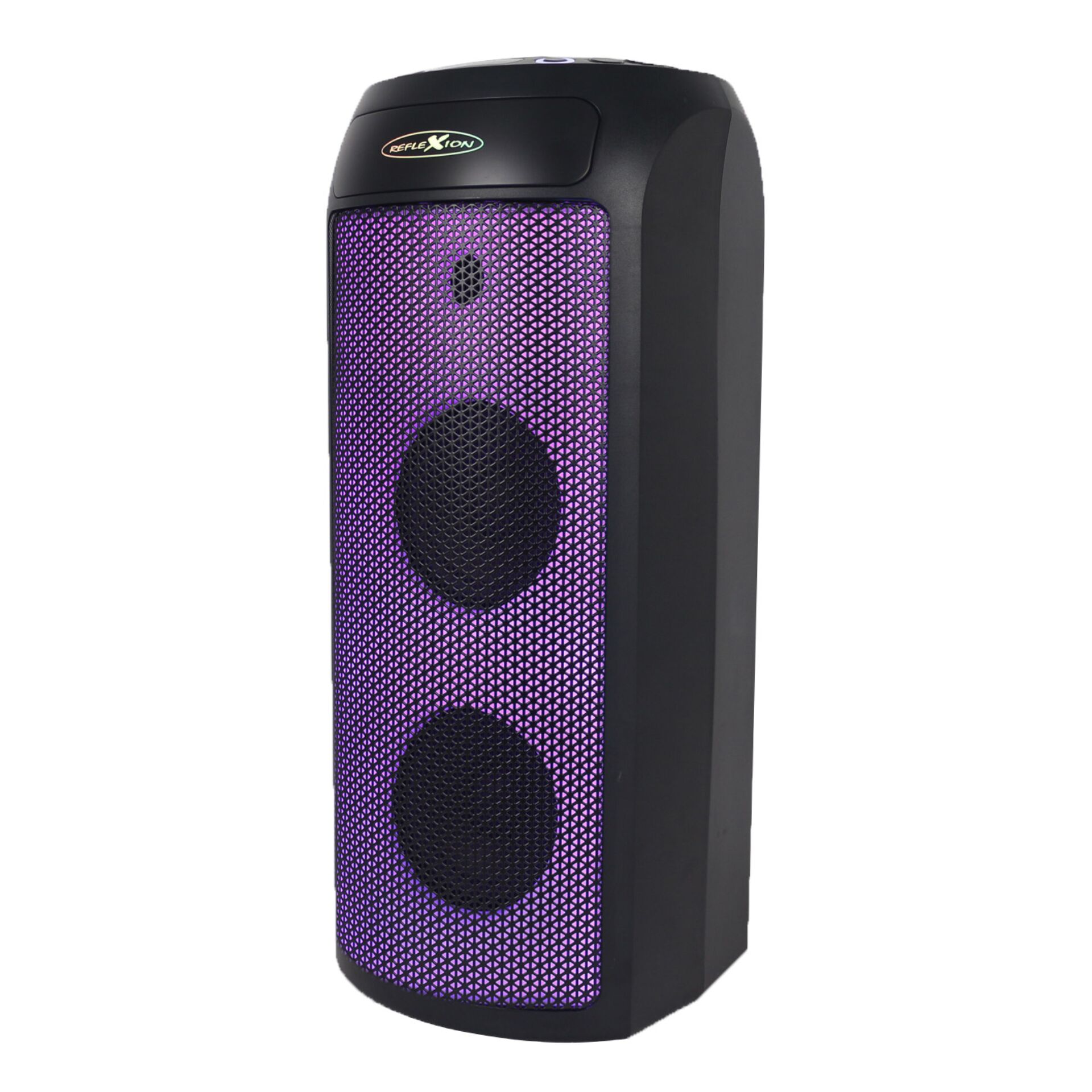 Lautsprecher, Bluetooth, Ständerlautsprecher, Lila Licht, Tragbar