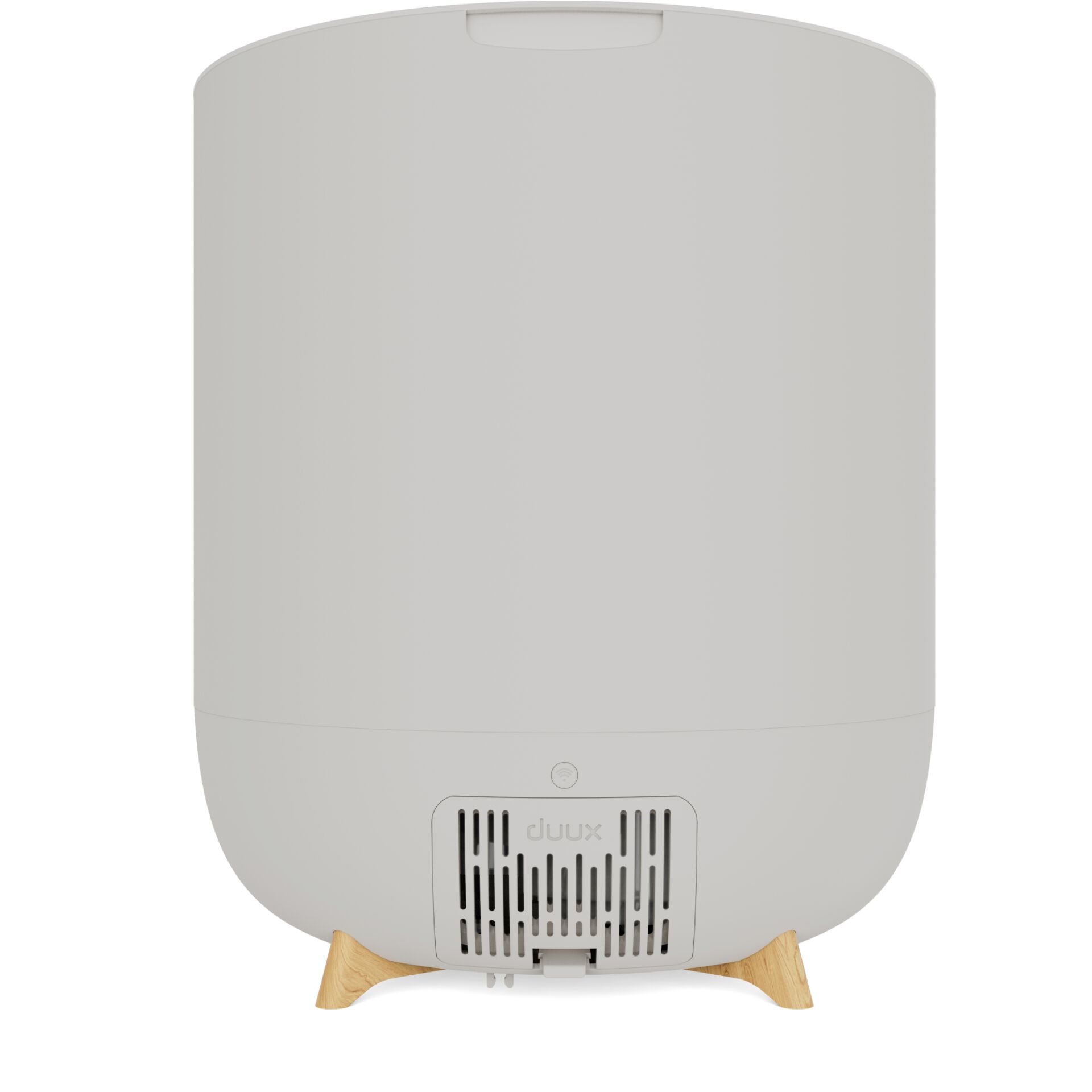 Luftbefeuchter, Raumluftbefeuchter, Holzbeine, Grau, Kühlkörper