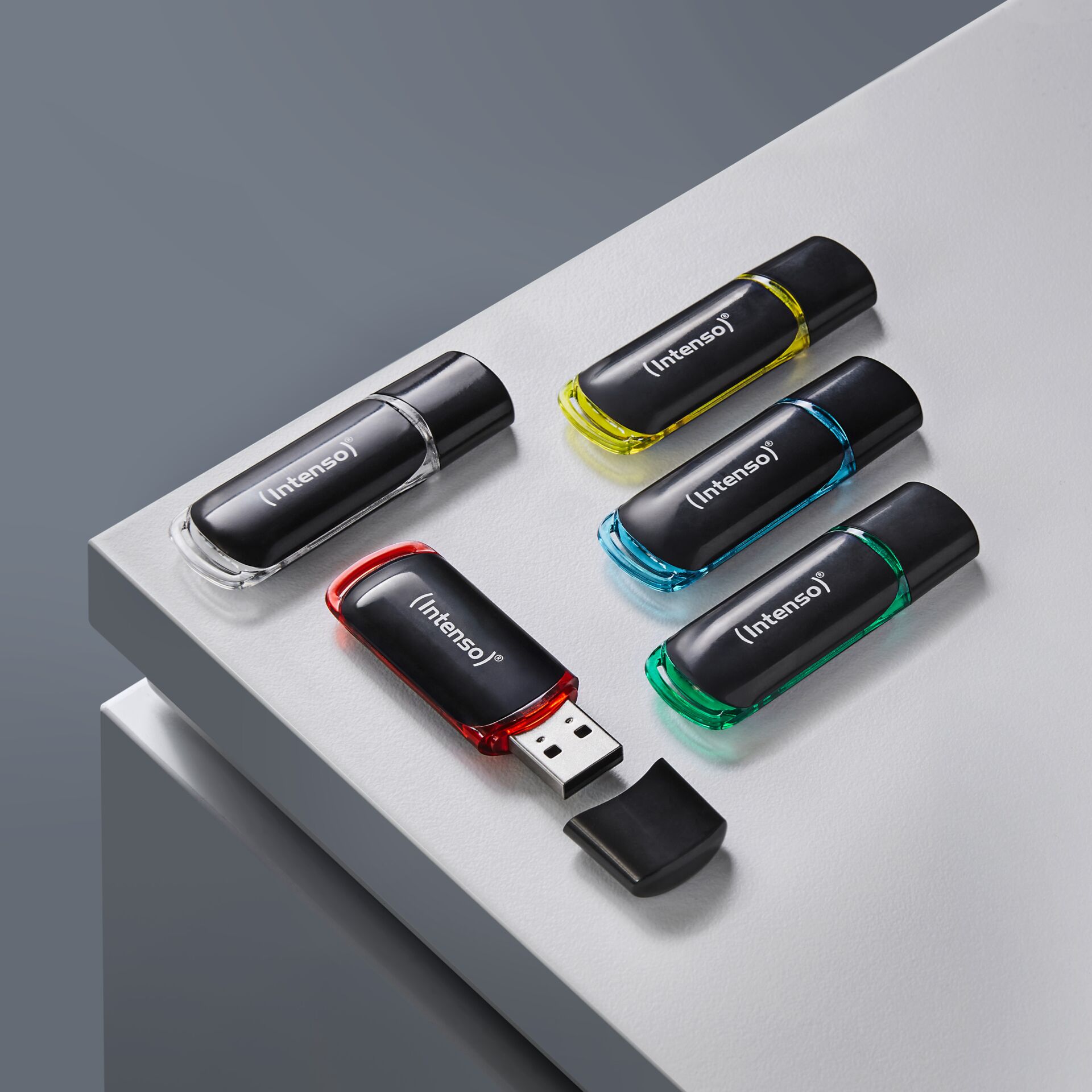 USB-Stick, Speicherstick, Intenso, Farbe, USB-Port