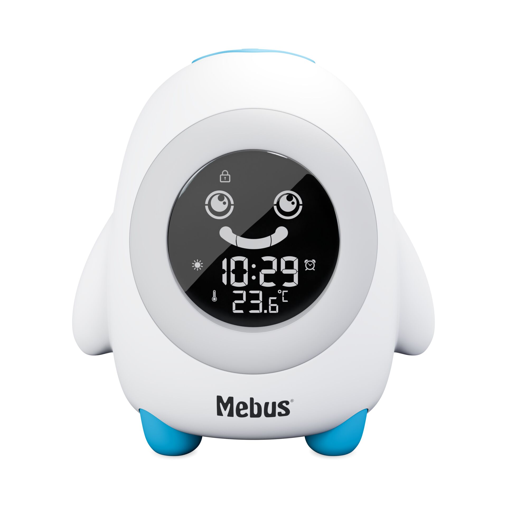 Kinderuhr, Digitale Uhr, Robotuhr, Temperaturanzeige, Mebus