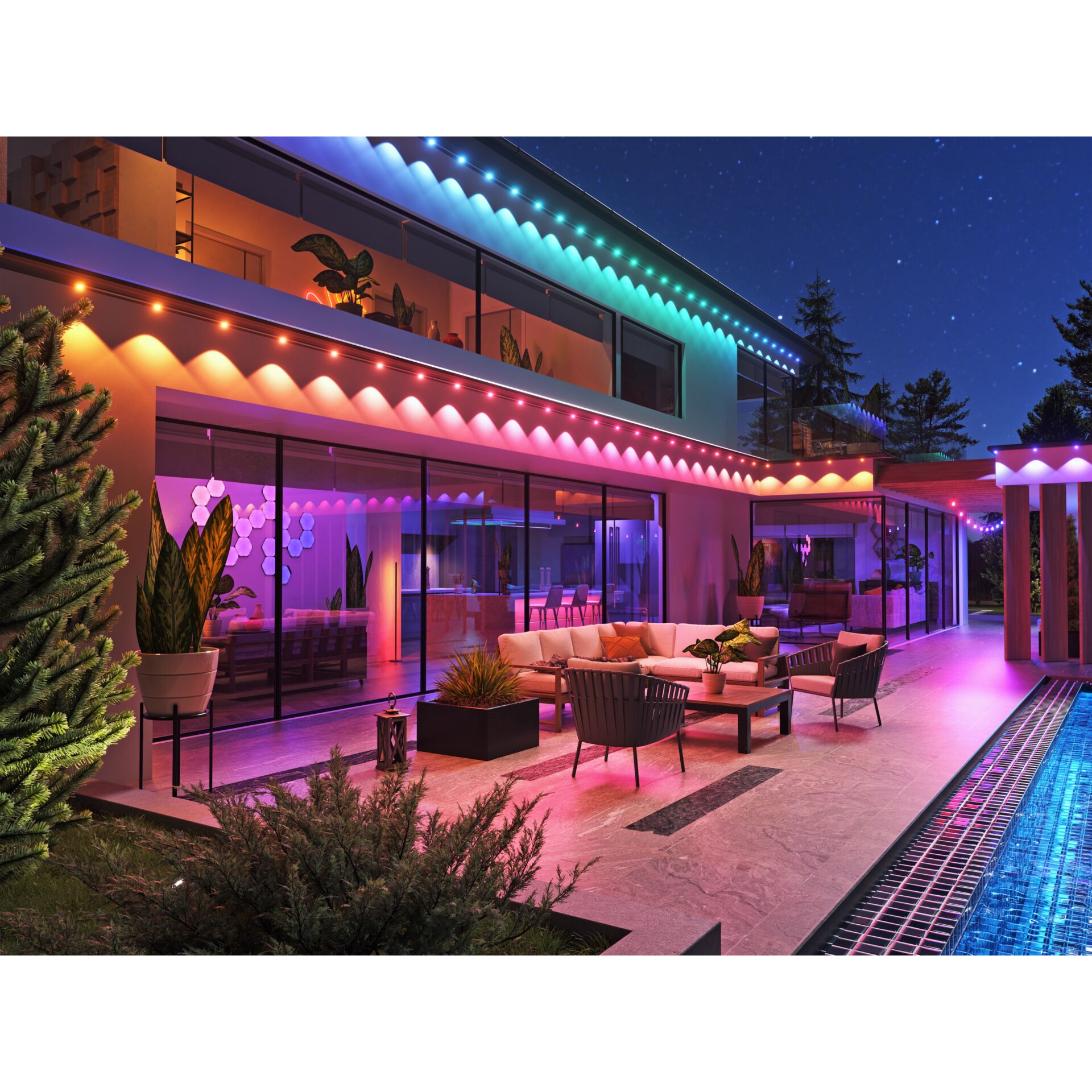 Innenarchitektur, Hotel, Pflanze, Beleuchtung, Villa