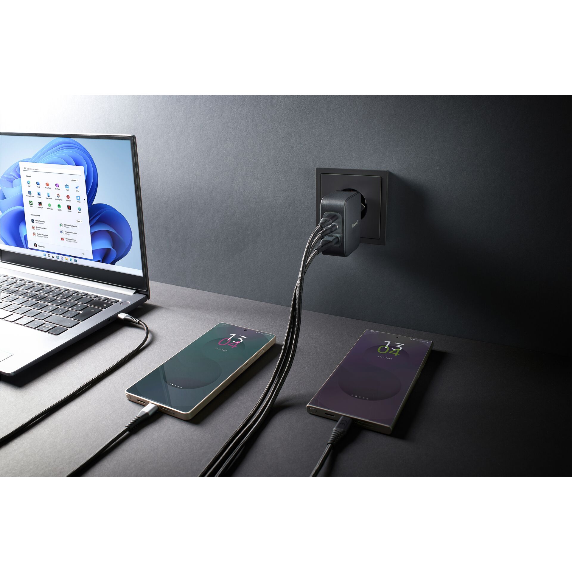 Adapter, Überwachen, Computer, Computer-Tastatur, Laptop