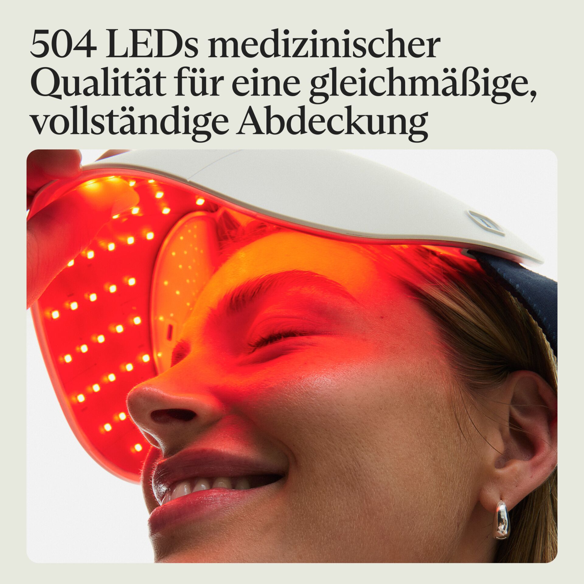 LED, Rotlicht, Kopfband, Schlaftherapie, Visier