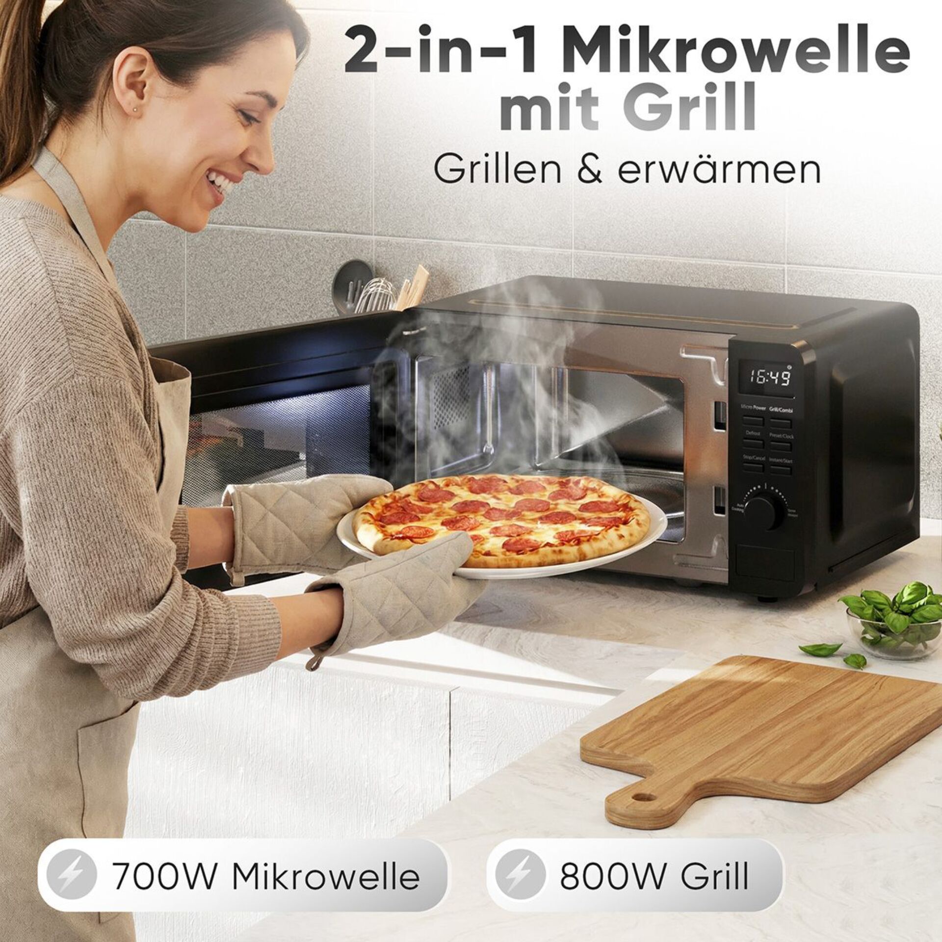Mikrowelle, Pizza, Backofen, Grill, Küche
