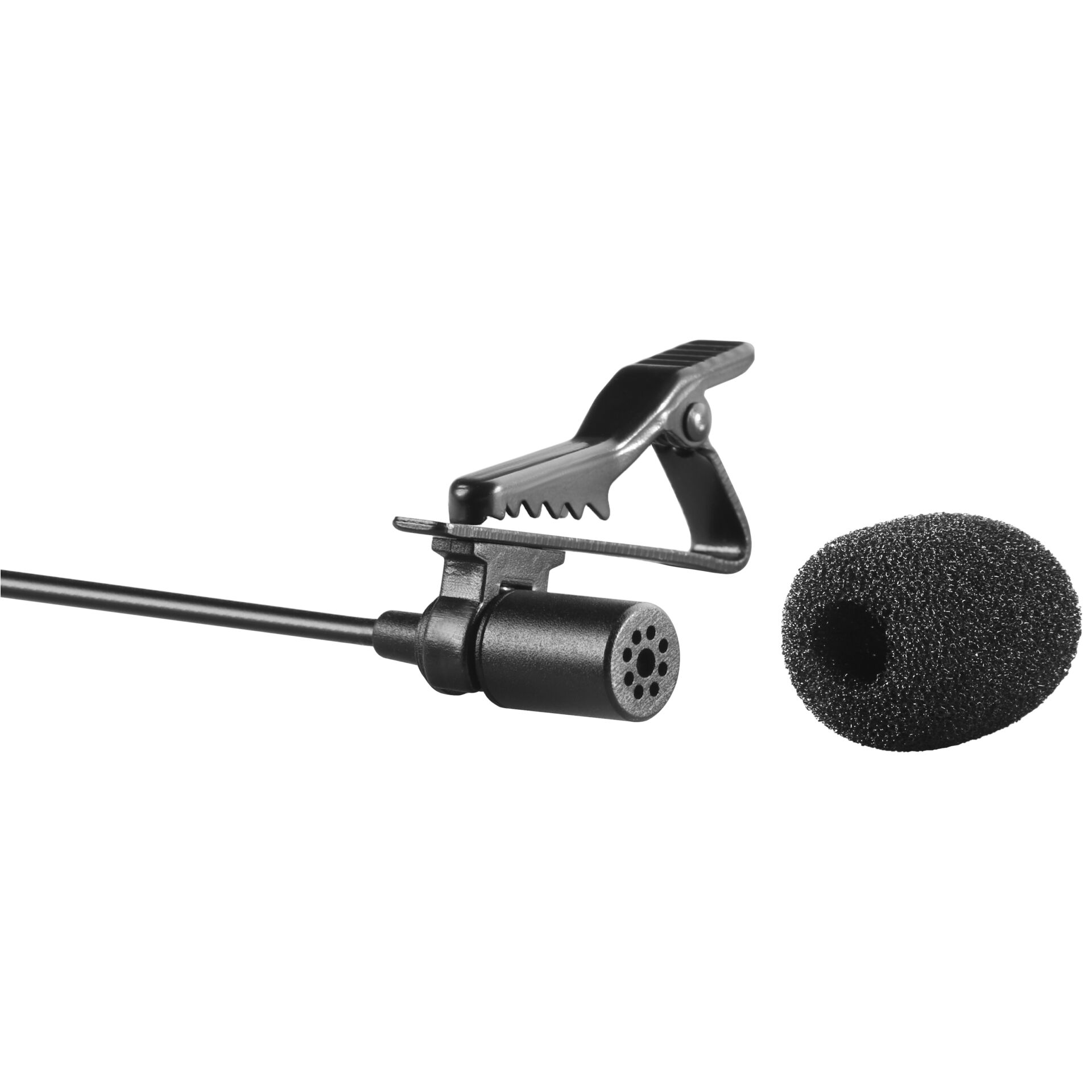 Mikrofon, Lavalier-Mikrofon, Clip-Mikrofon, Windschutz, Schaumstoffwindschutz