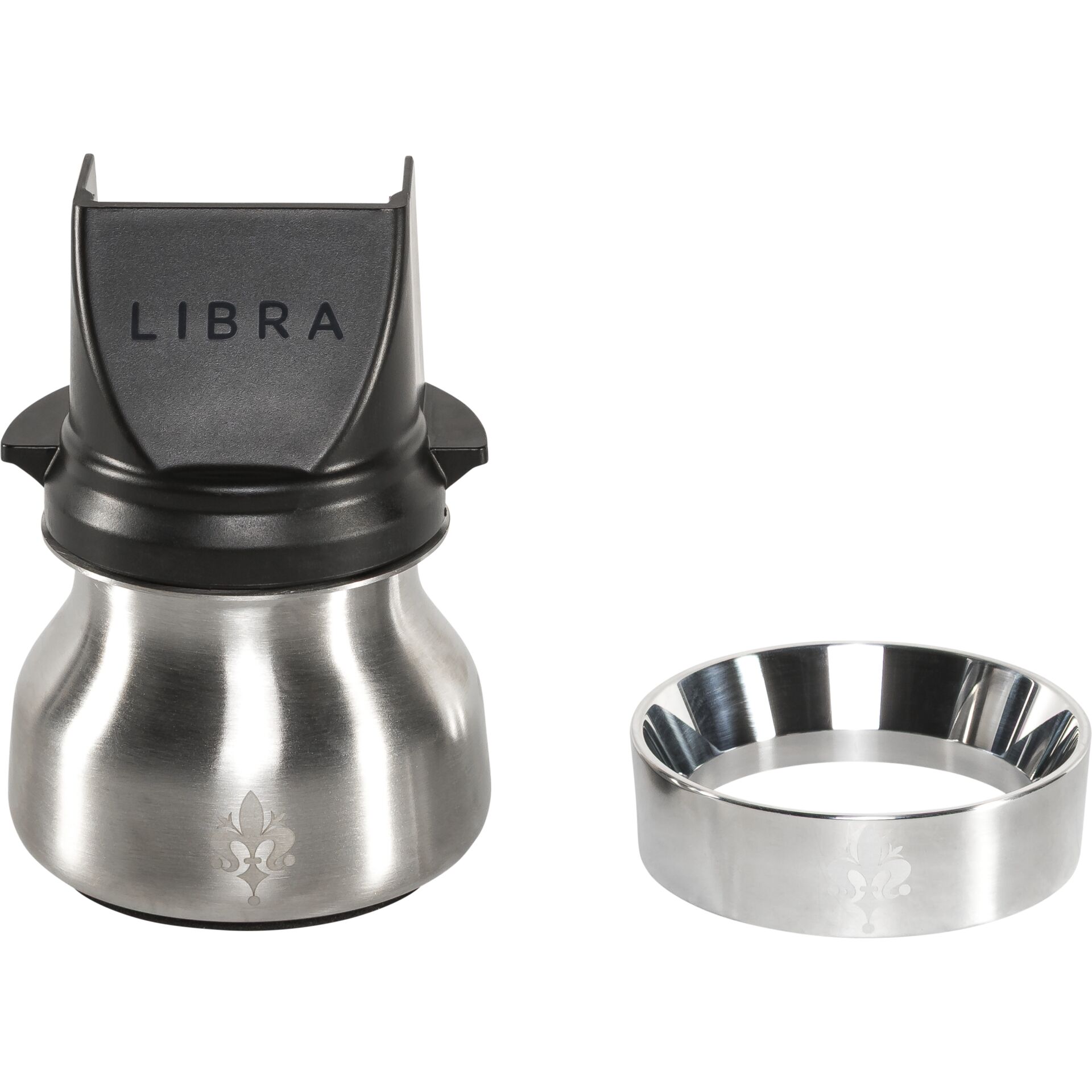 Kaffeekapsel, Schwarz, Metall, Flair-Logo, Stempelring