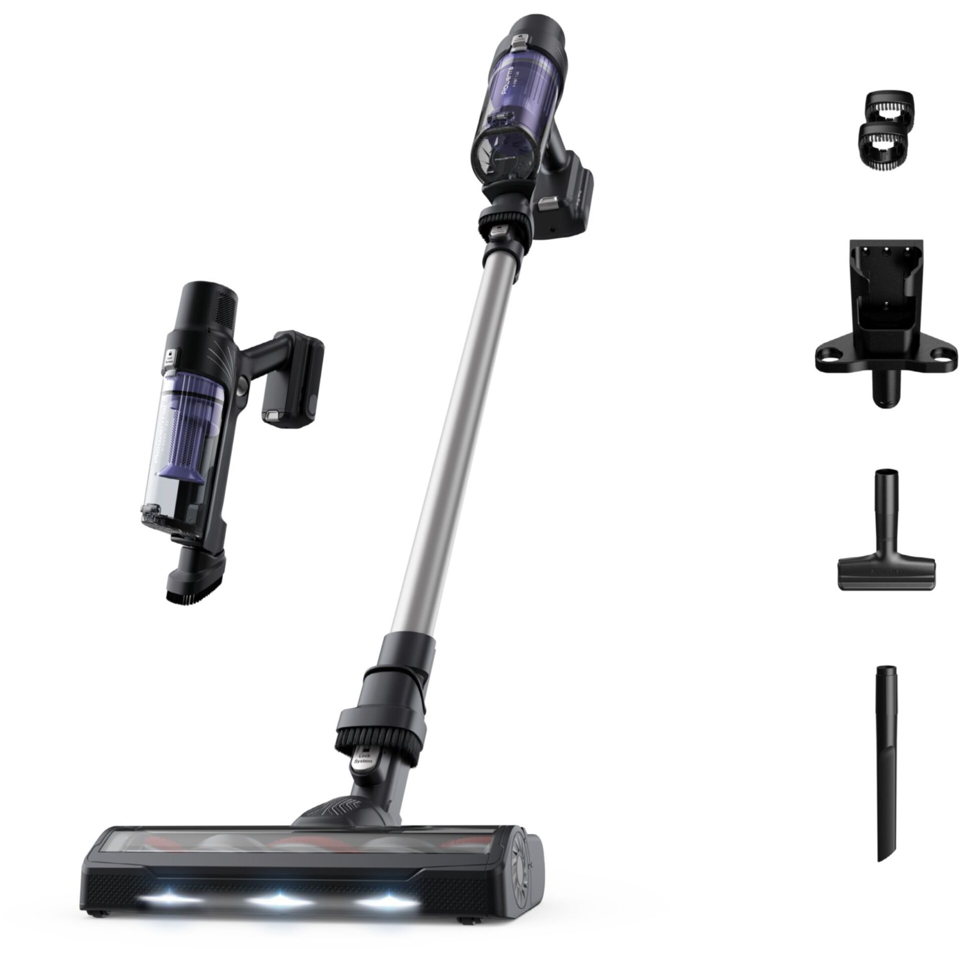 Stielstaubsauger, Handstaubsauger, Bodenstaubsauger, Rotationsdüse, Lithium-Ionen-Akku