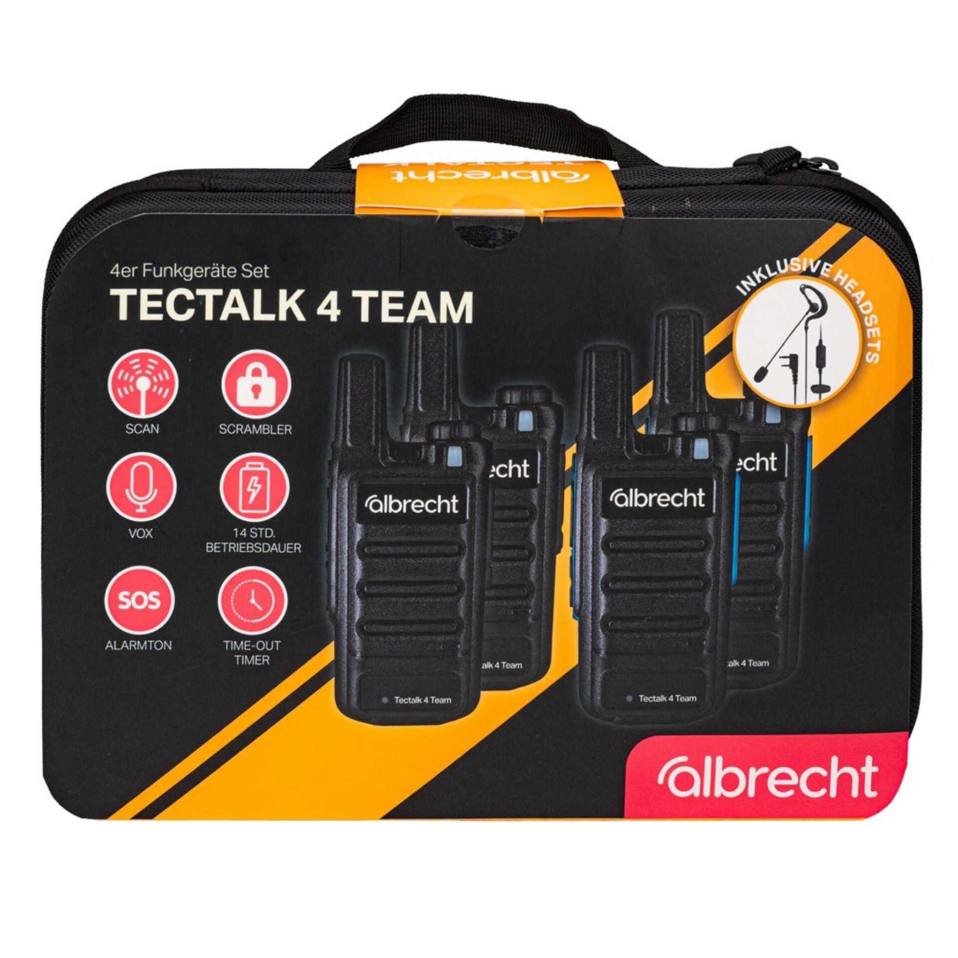 Walkie-talkie, Funkgerät, 2-Wege, Set, Inklusive Headsets