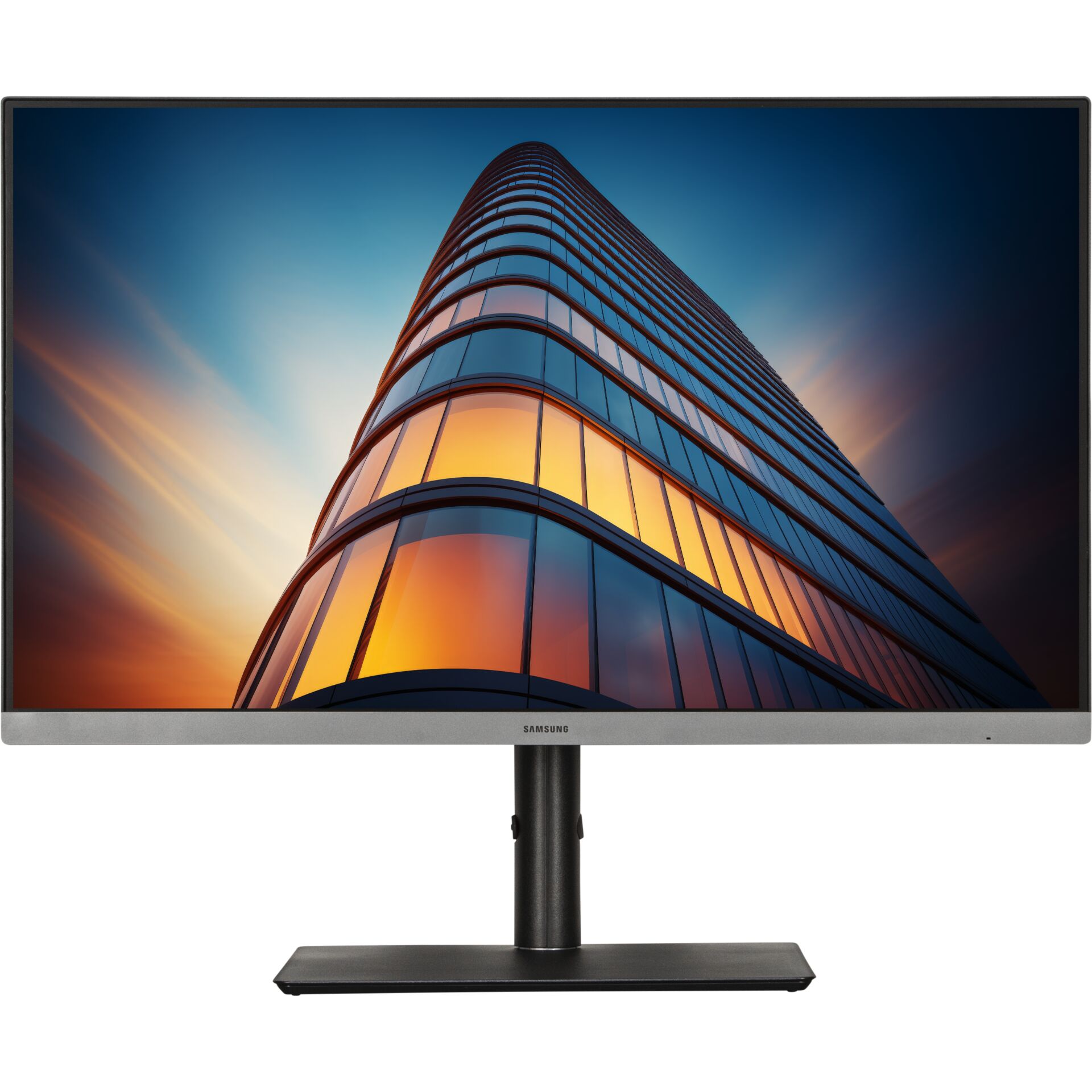 monitor, anzeige, 27 zoll?, kurv, schlankes design