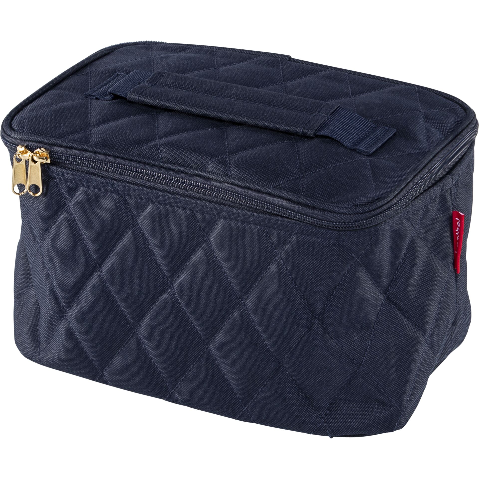 Reisenthel cosmetic case  rhombus midnight gold