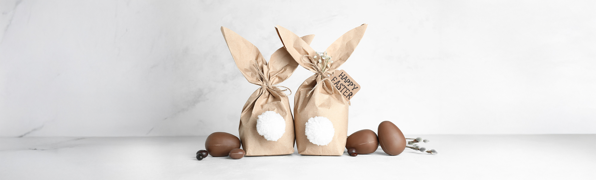 Ostern, Geschenkpapiertüten, Papiertüten, Schokolade, Hutchen