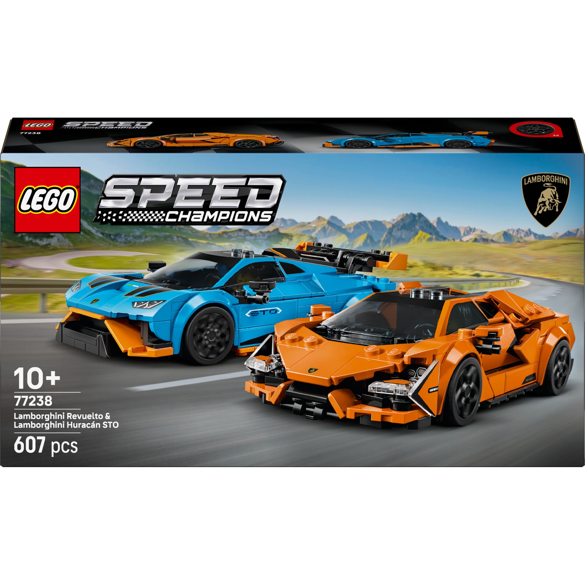 LEGO Speed Champions 77238  Lamborghini Revuelto und Huracan