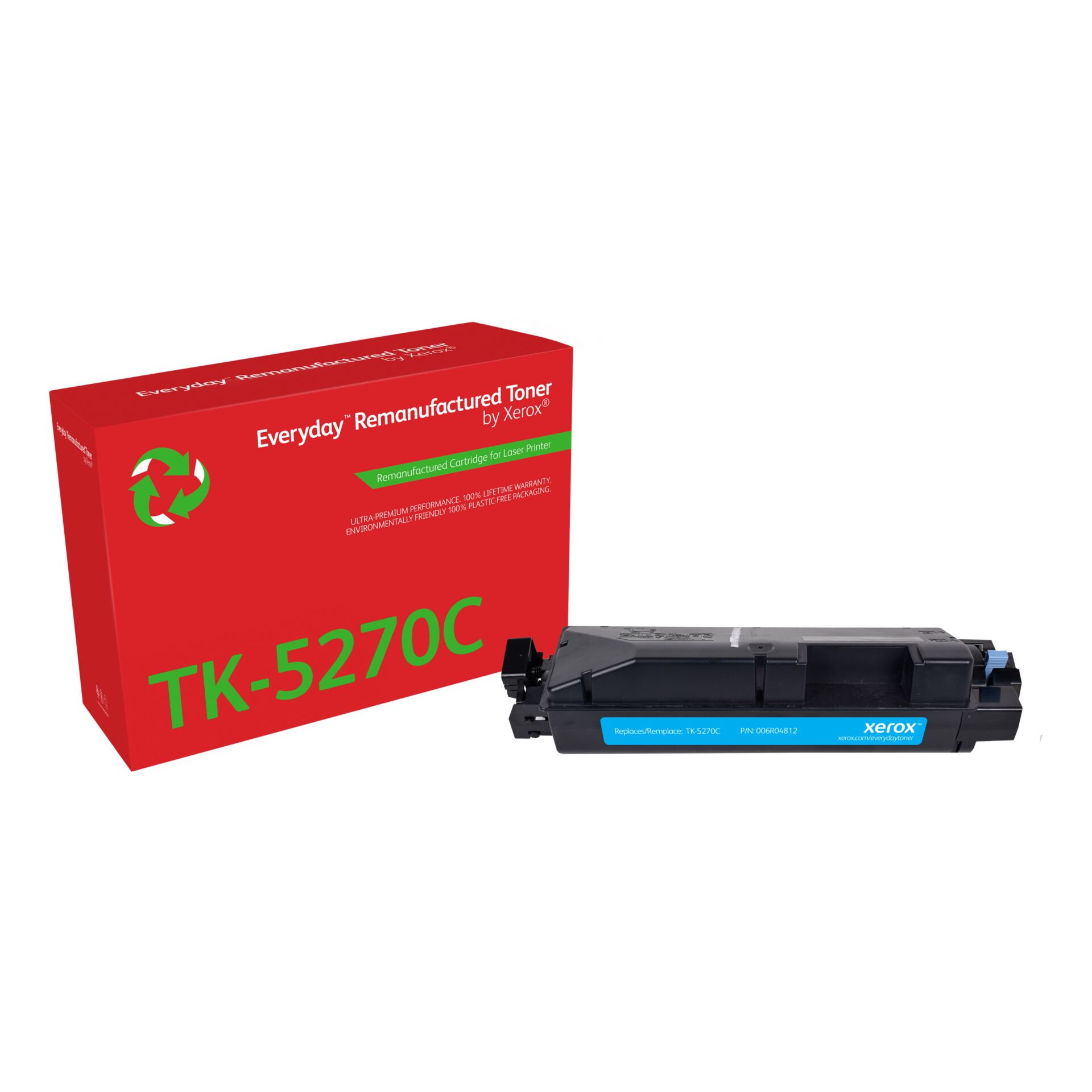 Xerox Everyday Rem. Toner Cyan  ers. Kyocera TK-5270C