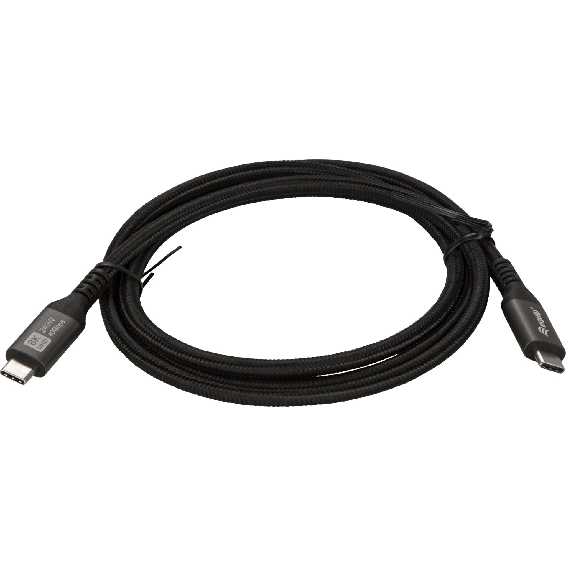 USB-C Kabel, Datenkabel, Nylongeflochten, 8K 40Gbps, Länge flexibel, USB-C Kabel, Ladekabel, geflochten, USB-C, Kabel-typ