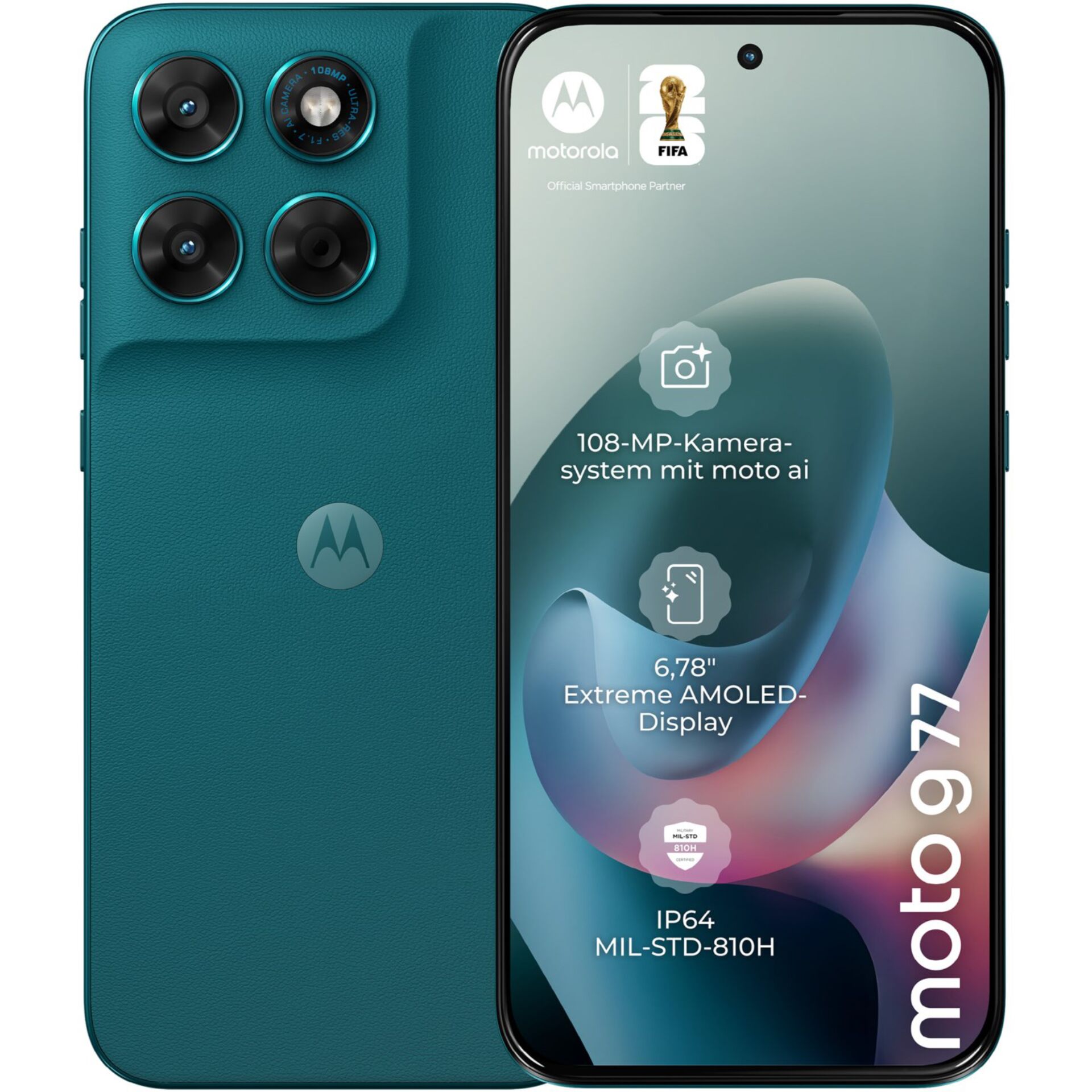 Motorola moto g77  PANTONE shaded spruce