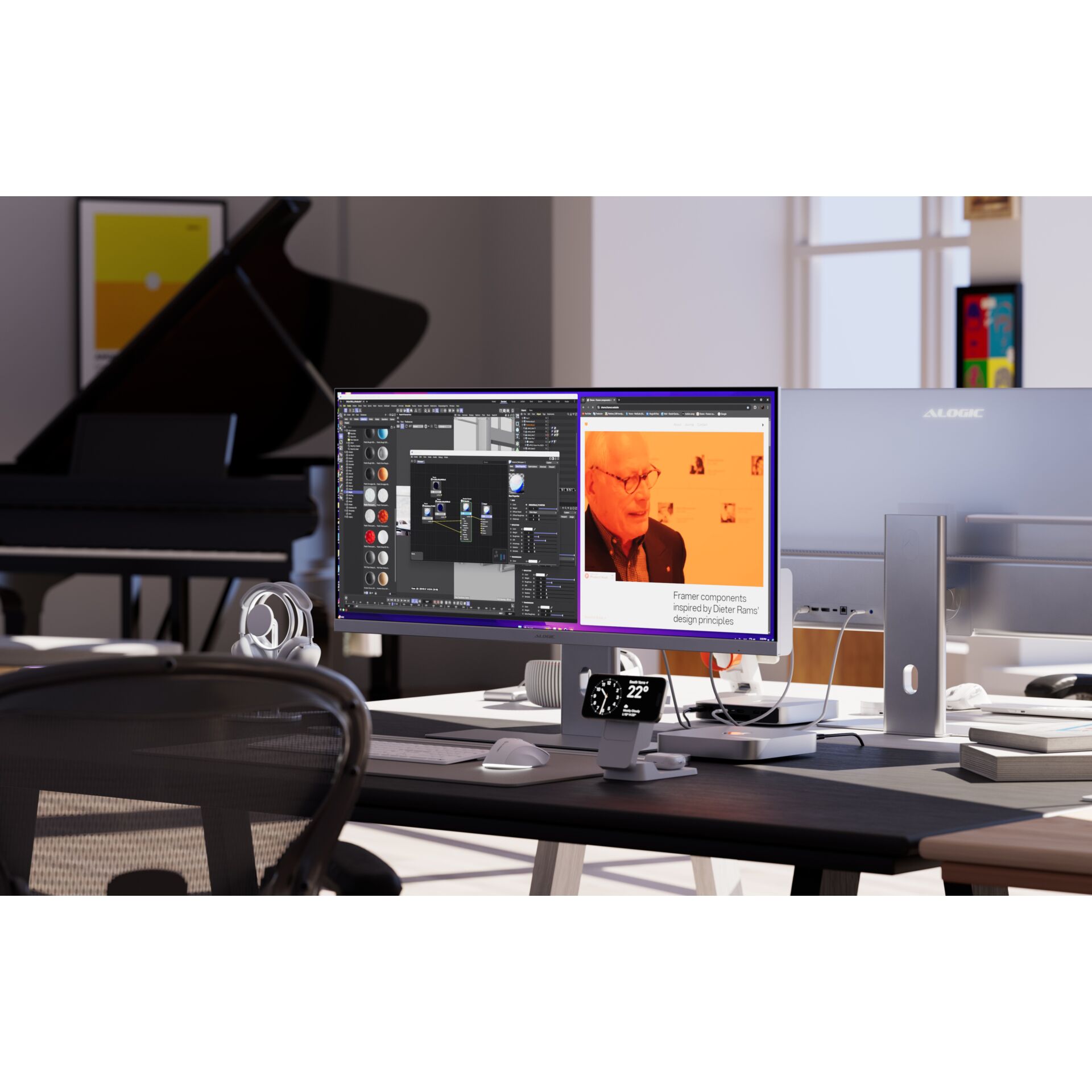 Tabelle, Computer-Hardware, Überwachen, Bildschirm, Schreibtisch, Tabelle, Computerausrüstung, Überwachen, Bildschirm, Schreibtisch