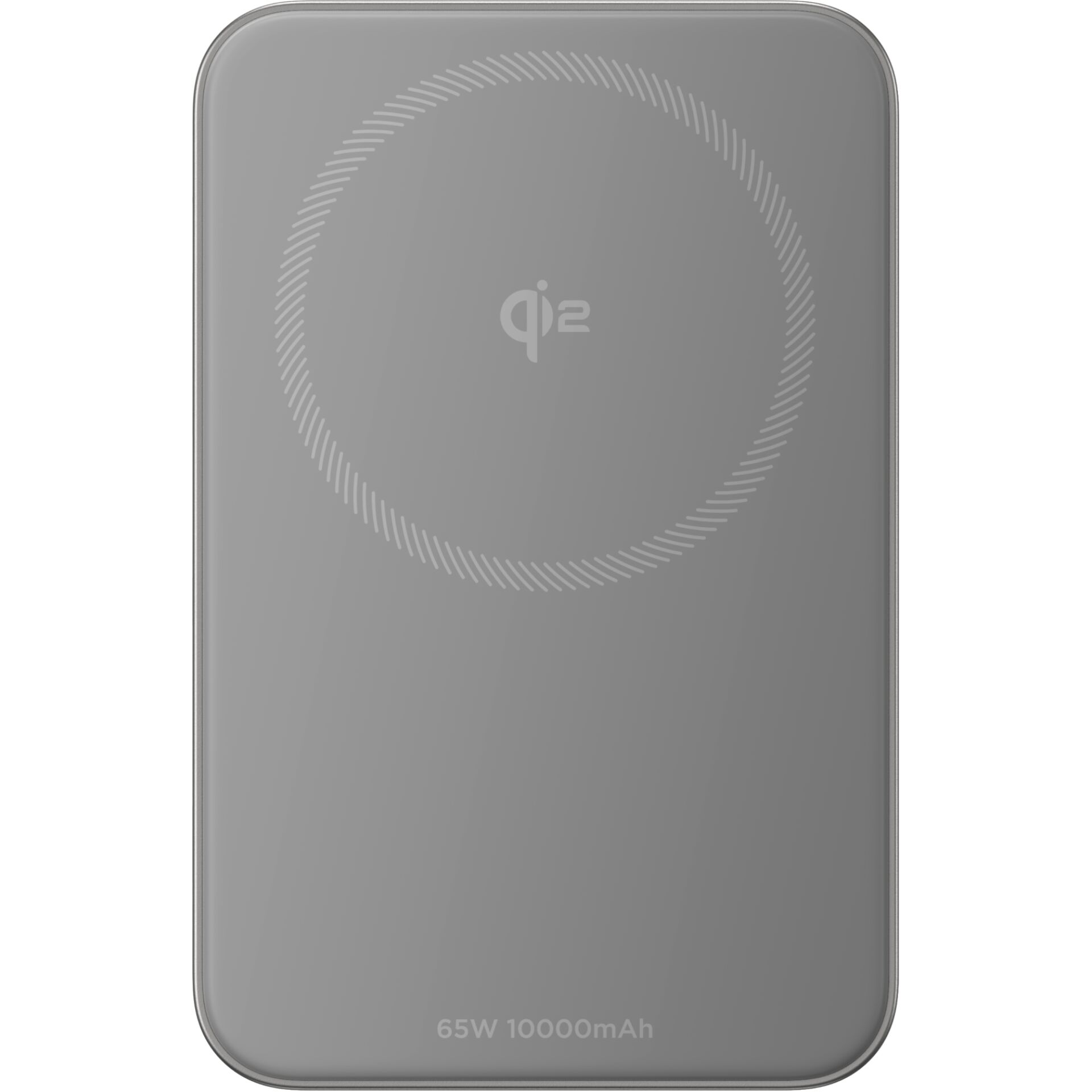 Qi wireless charger, Power bank, 65W 10000mAh, Qi2, grau